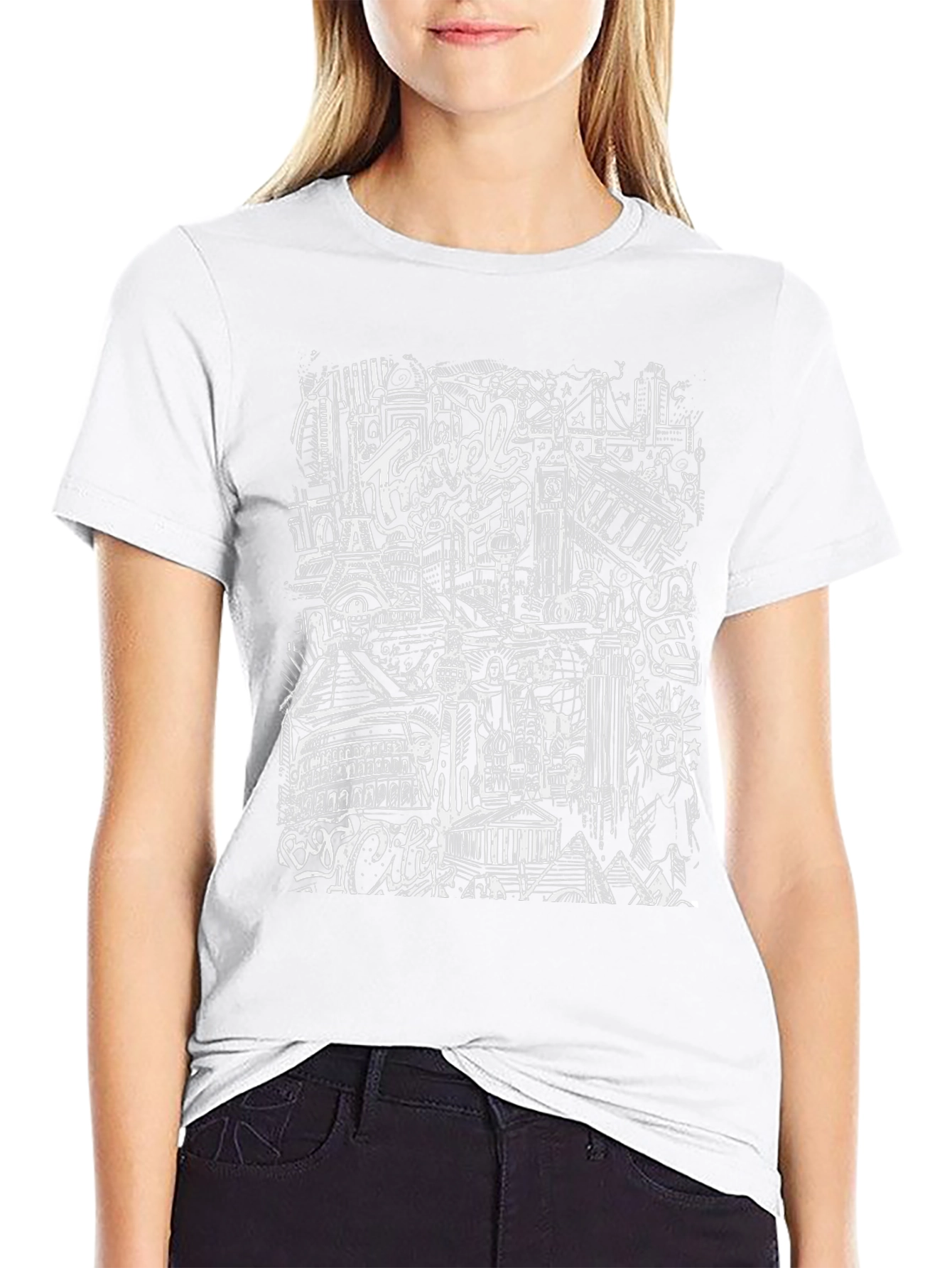 Travel City Graphic Tee - Black