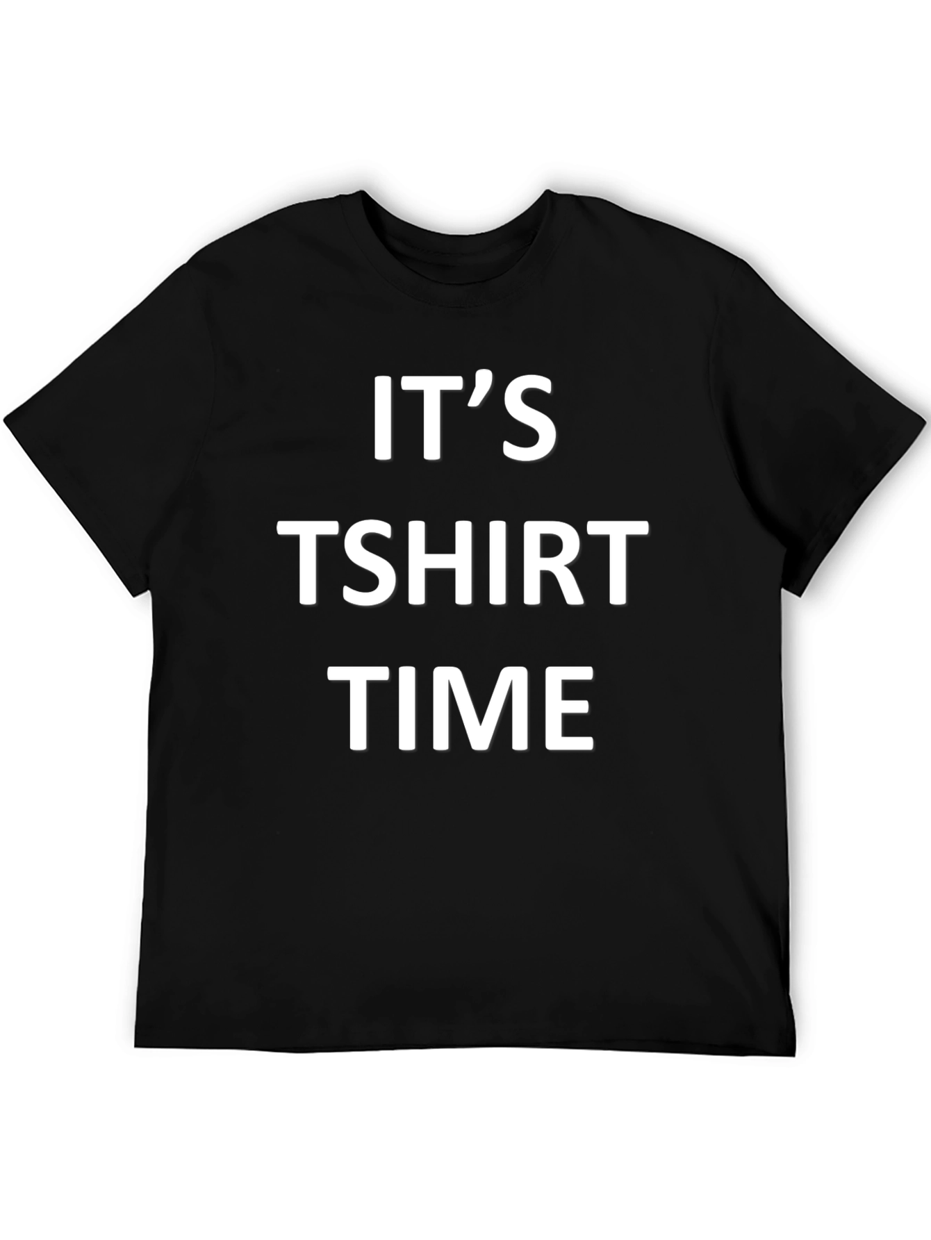 Its T-Shirt Time Graphic Tee - Black