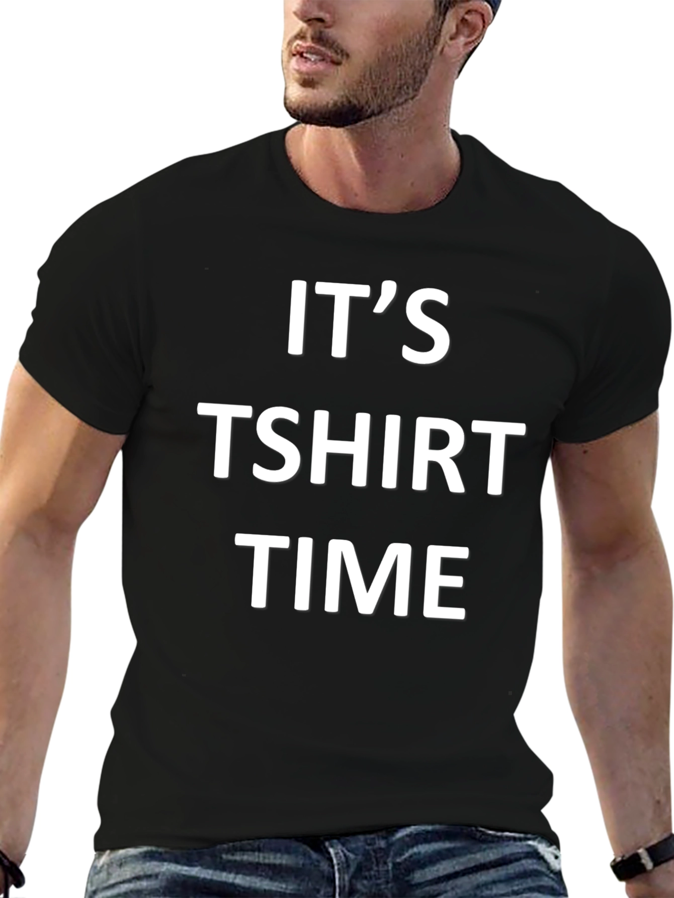 Its T-Shirt Time Graphic Tee - Black