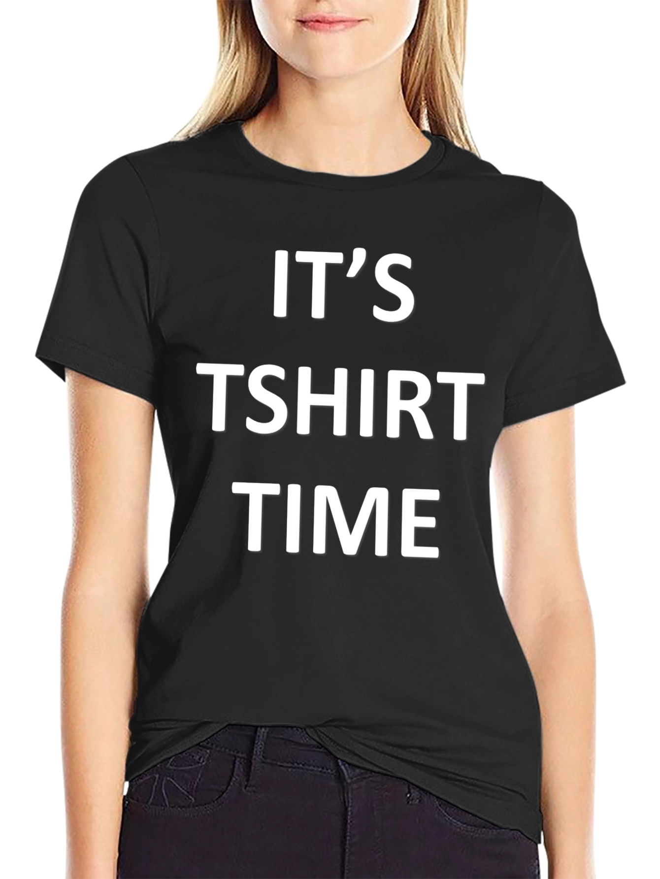 Its T-Shirt Time Graphic Tee - Black
