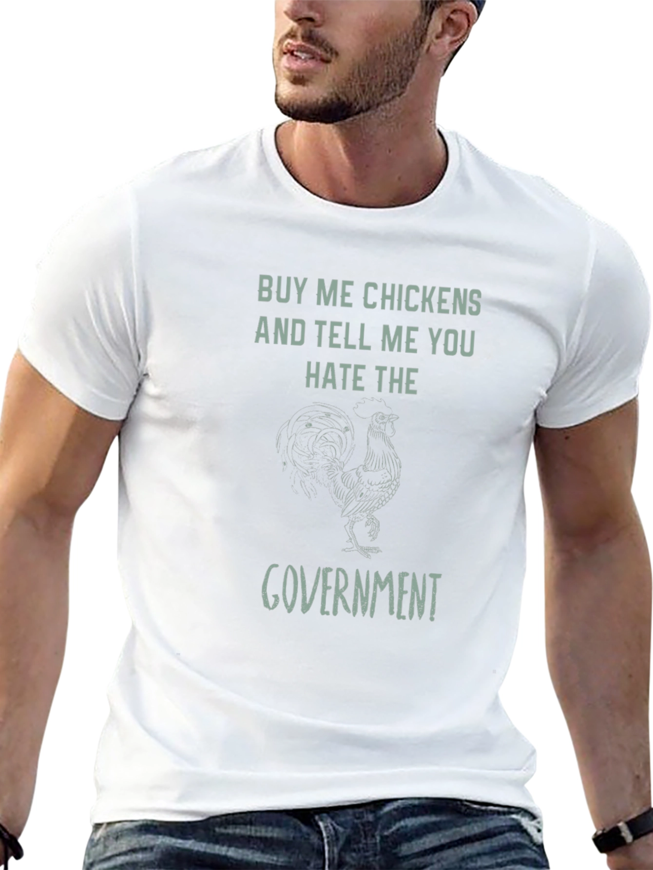 Buy Me Chickens T-Shirt - Anti-Government Humor Tee