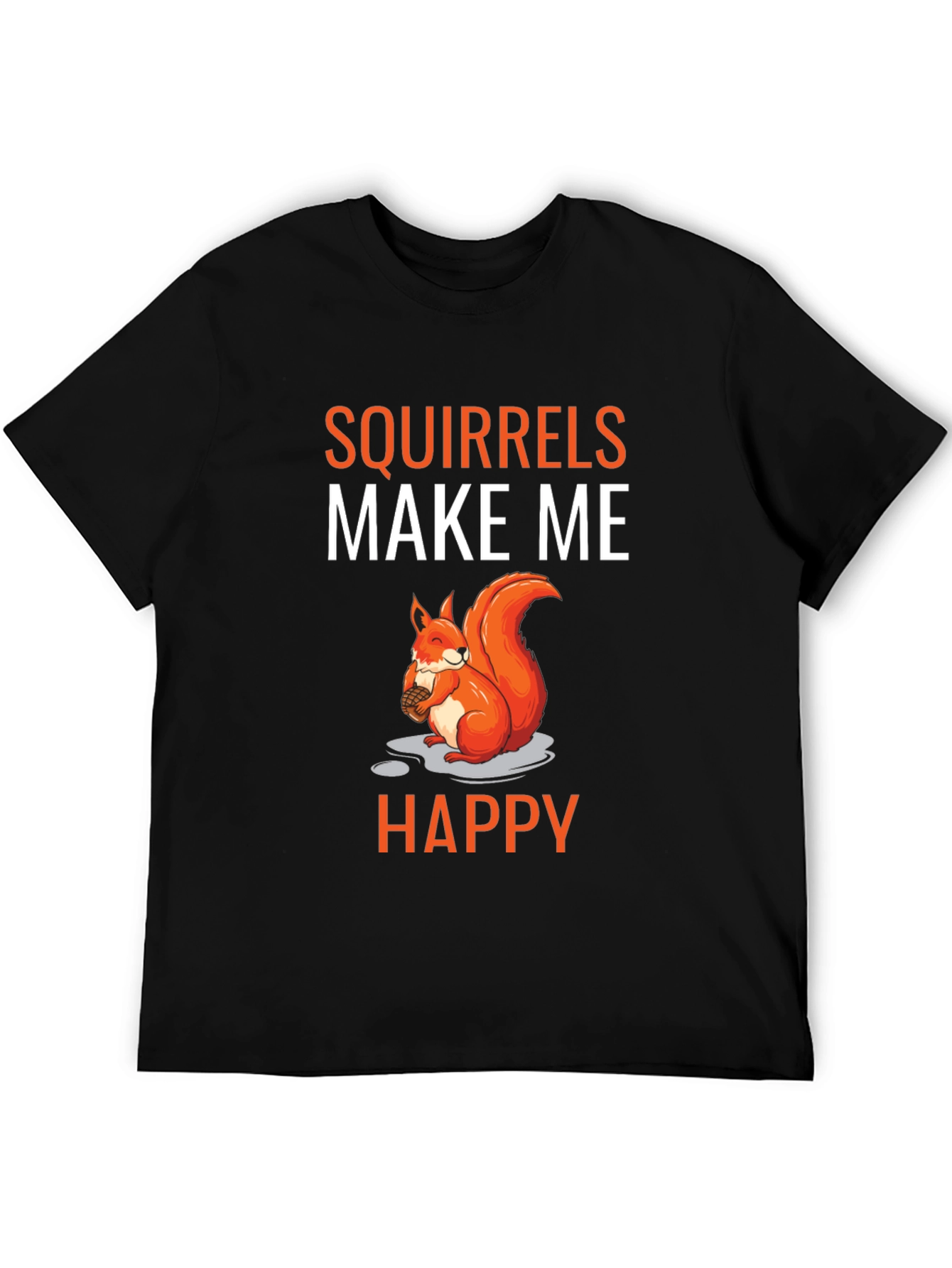 Squirrels Make Me Happy Graphic Tee