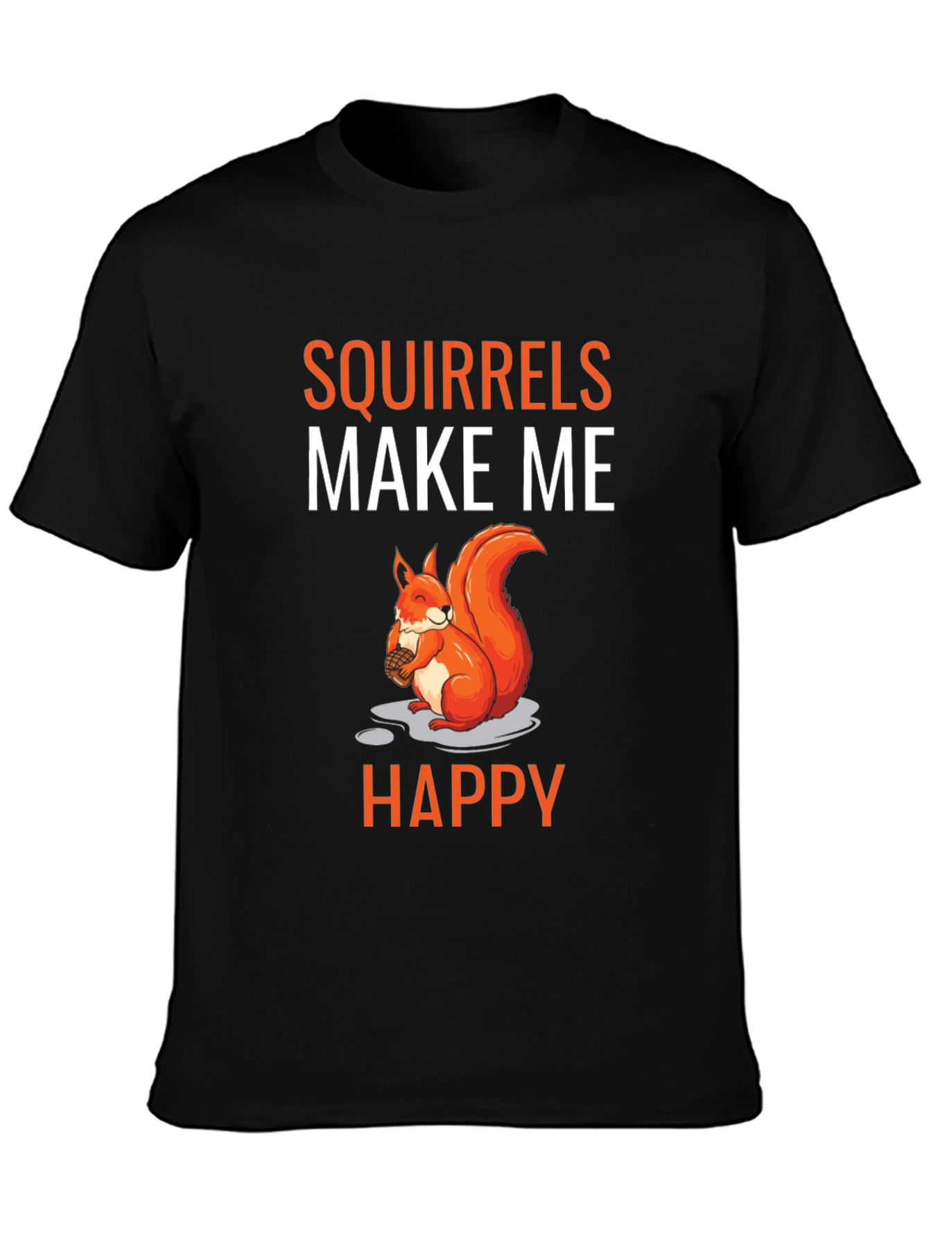 Squirrels Make Me Happy Graphic Tee