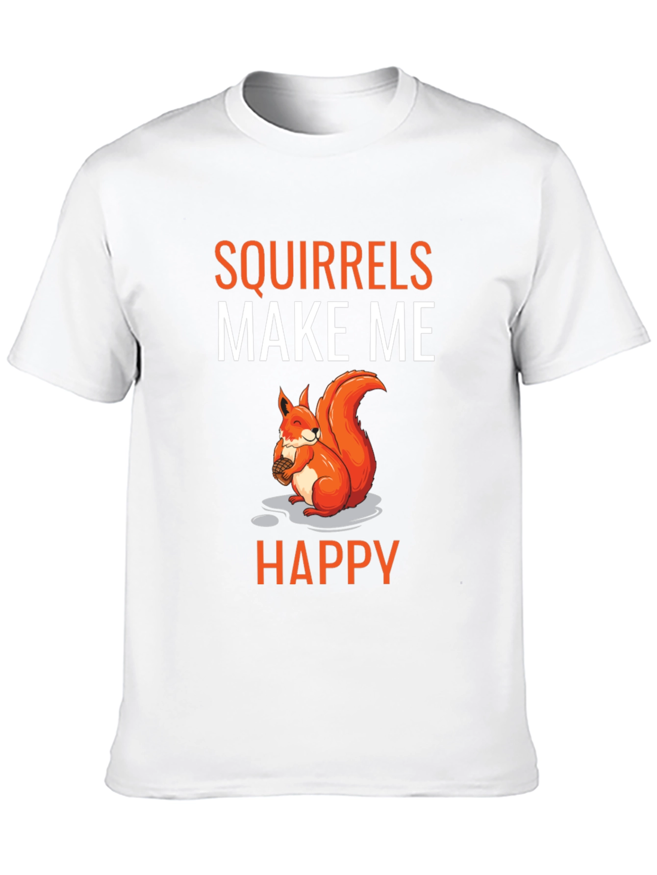 Squirrels Make Me Happy Graphic Tee