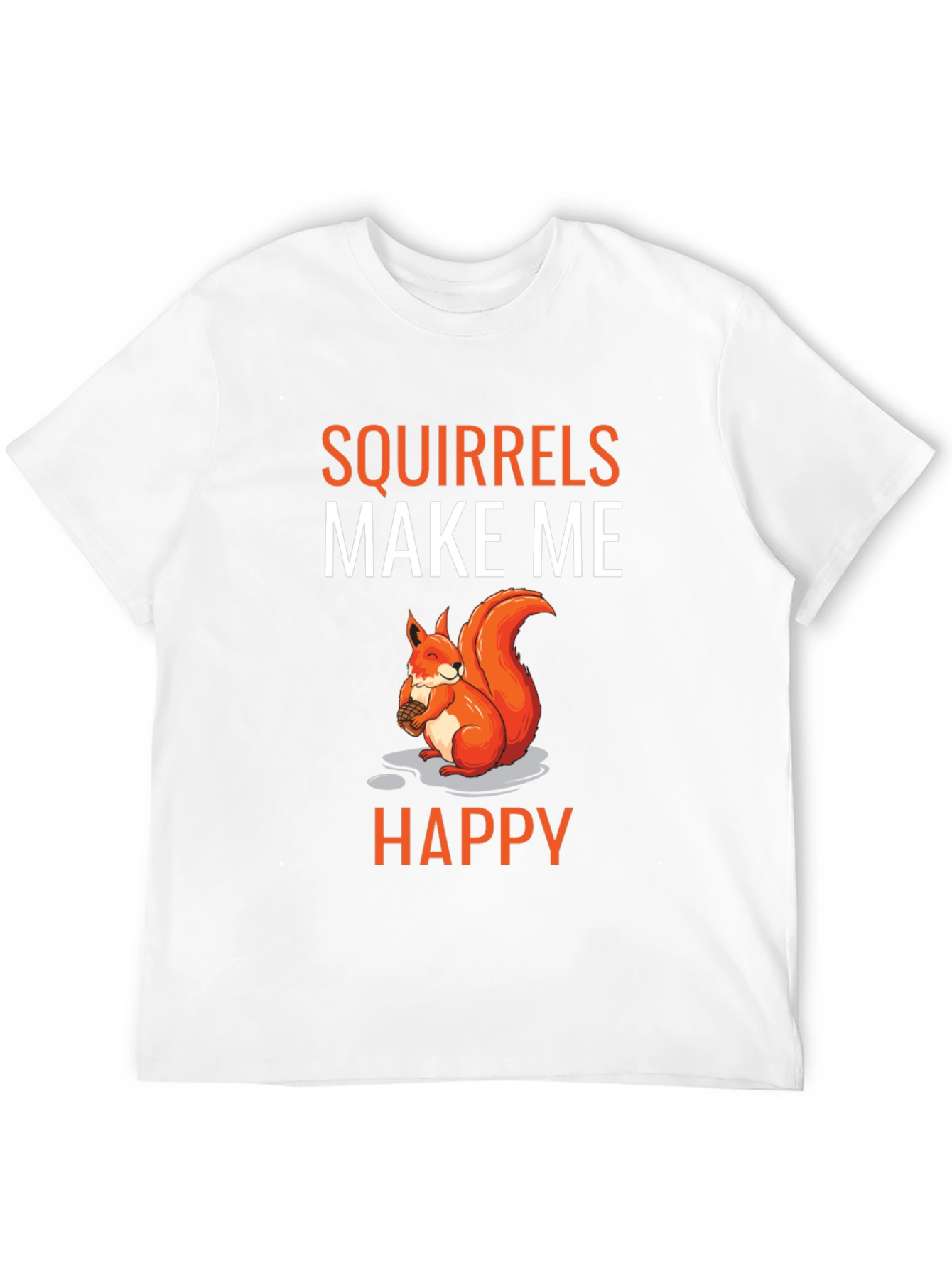 Squirrels Make Me Happy Graphic Tee