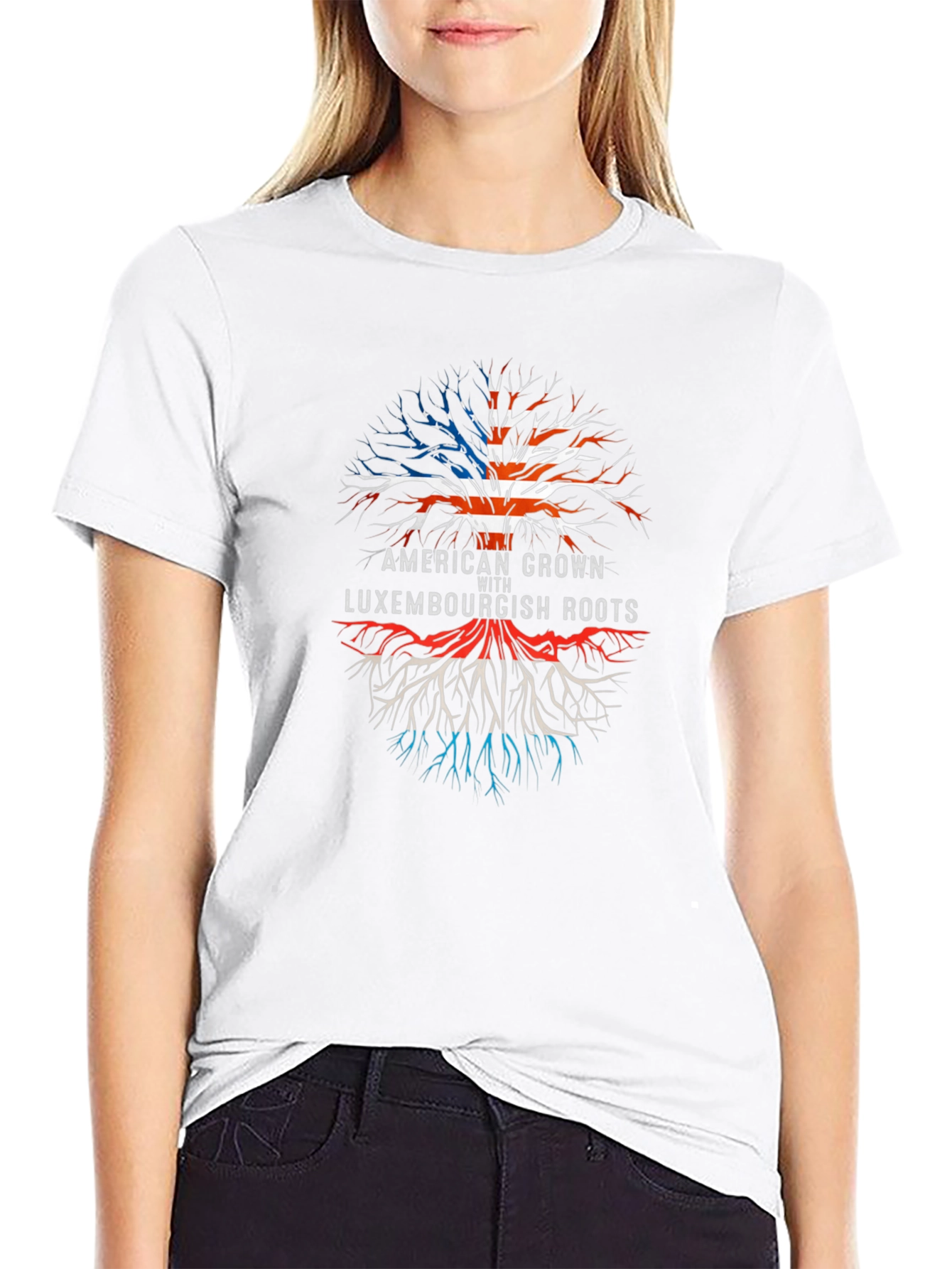 American Grown with Luxembourgish Roots T-Shirt