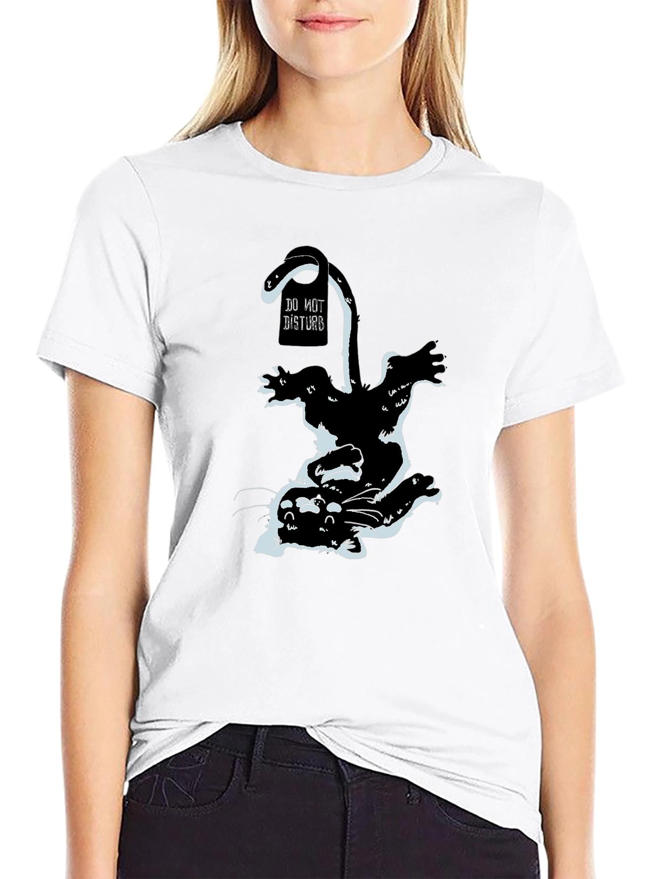 Do Not Disturb Cat T-Shirt