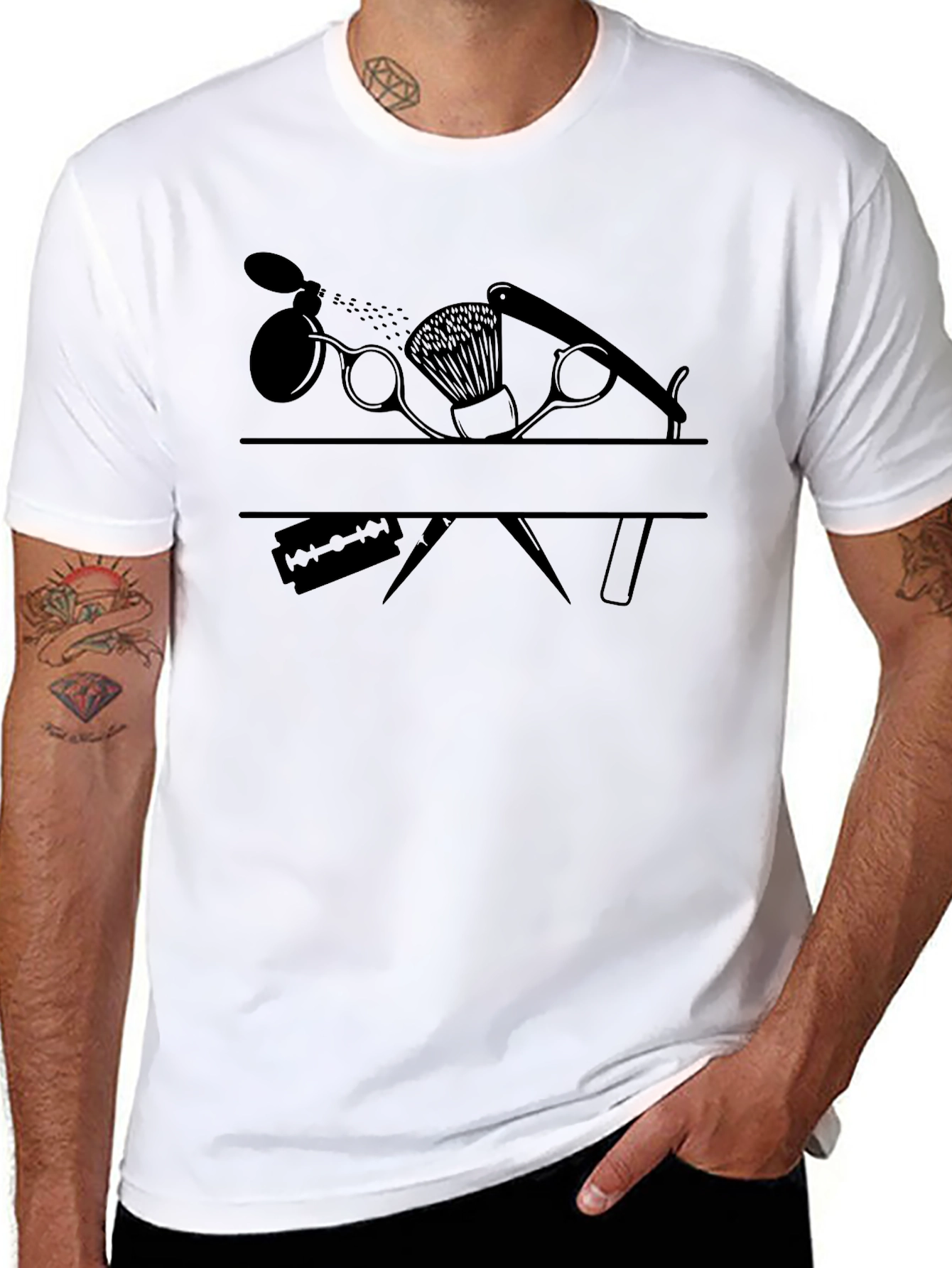 Barber Tool T-Shirt - Black