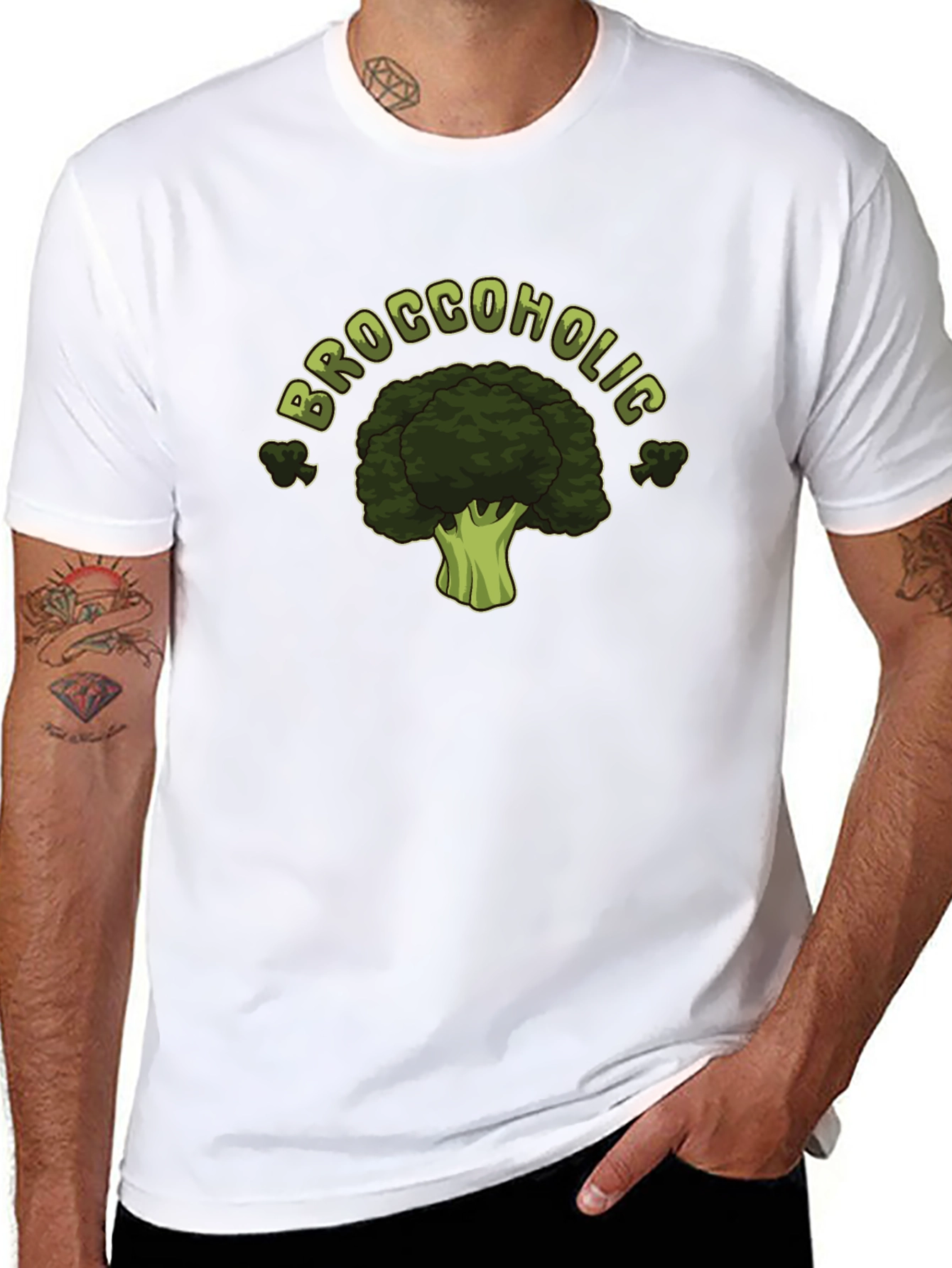 Broccoholic T-Shirt - Funny Broccoli Lover Tee