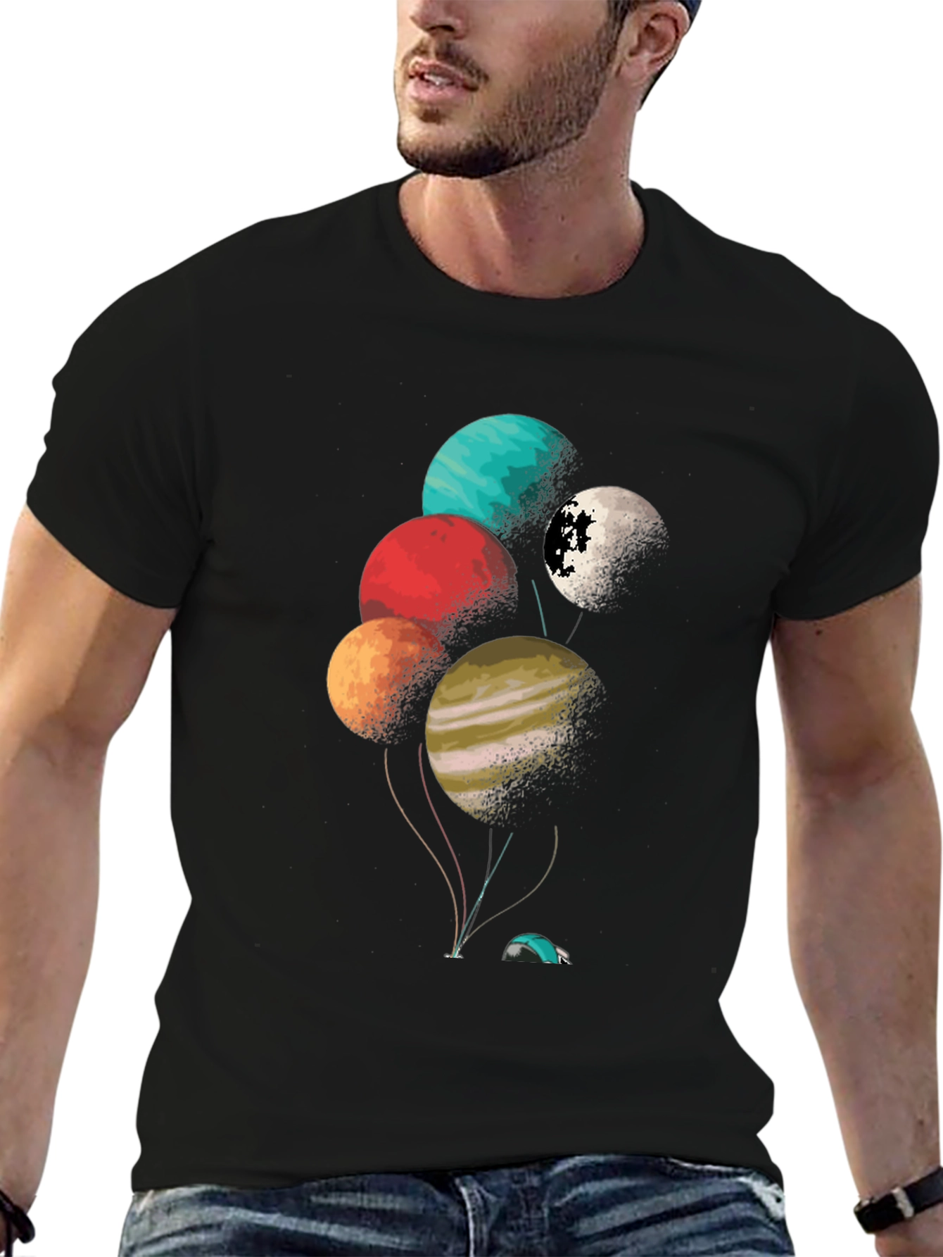 Planetary Balloons Graphic Tee