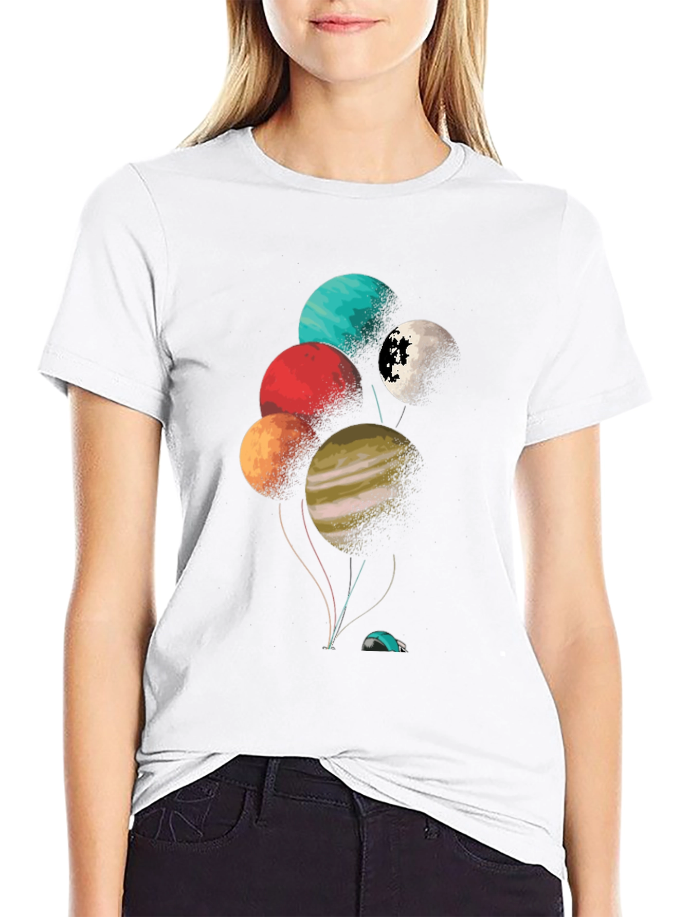 Planetary Balloons Graphic Tee