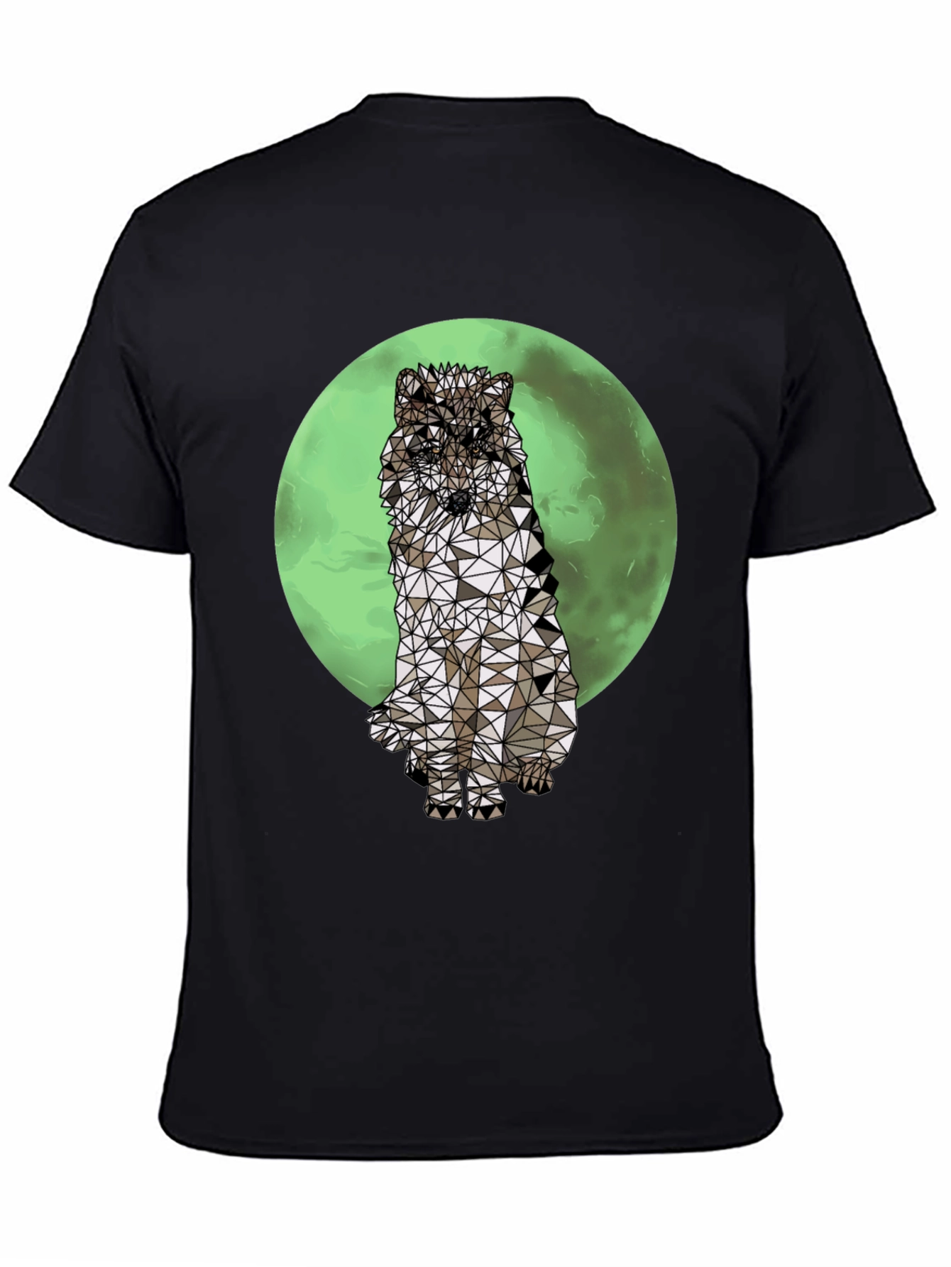 Geometric Wolf T-Shirt - Graphic Tee