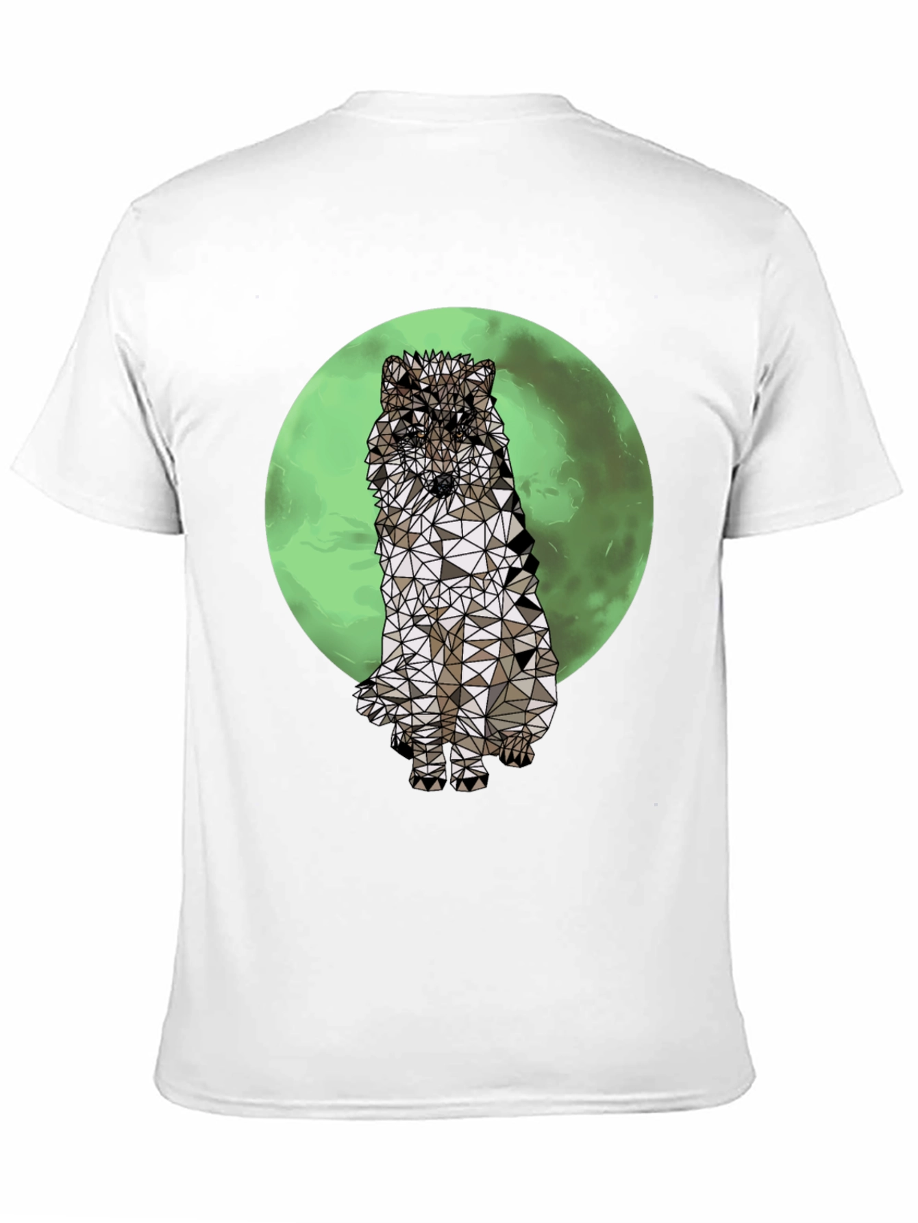 Geometric Wolf T-Shirt - Graphic Tee