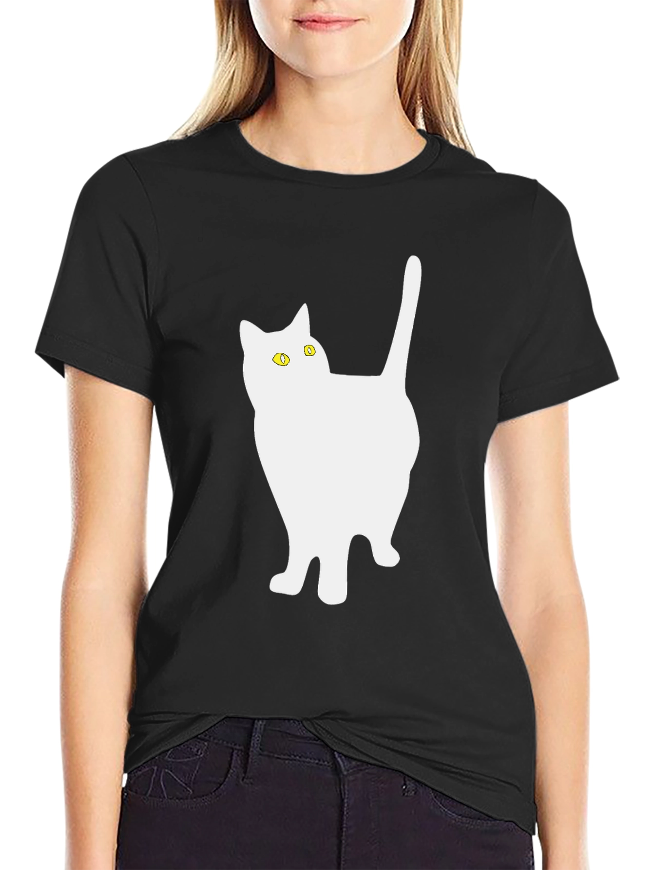 Black Cat T-Shirt - Unique Graphic Tee