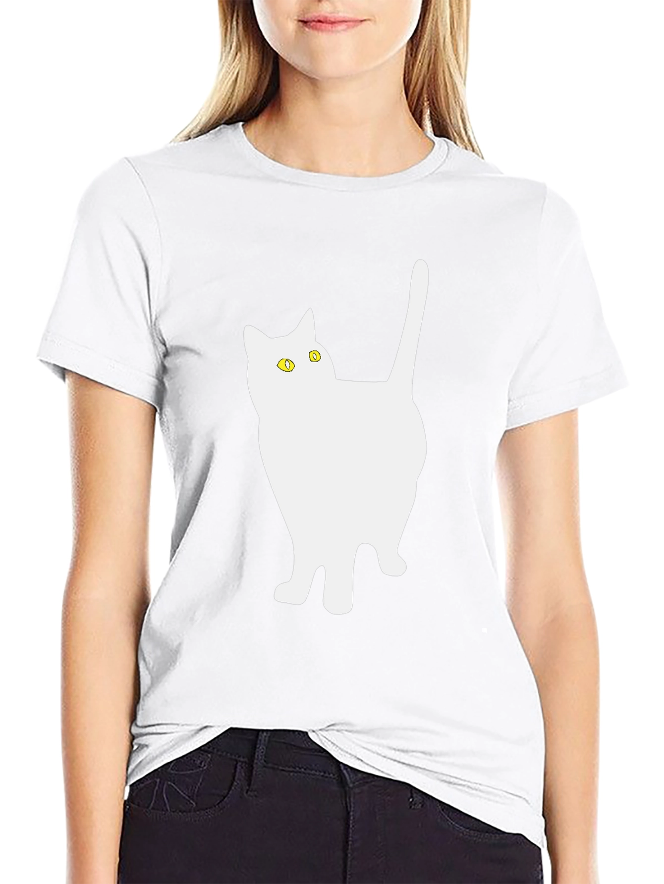 Black Cat T-Shirt - Unique Graphic Tee