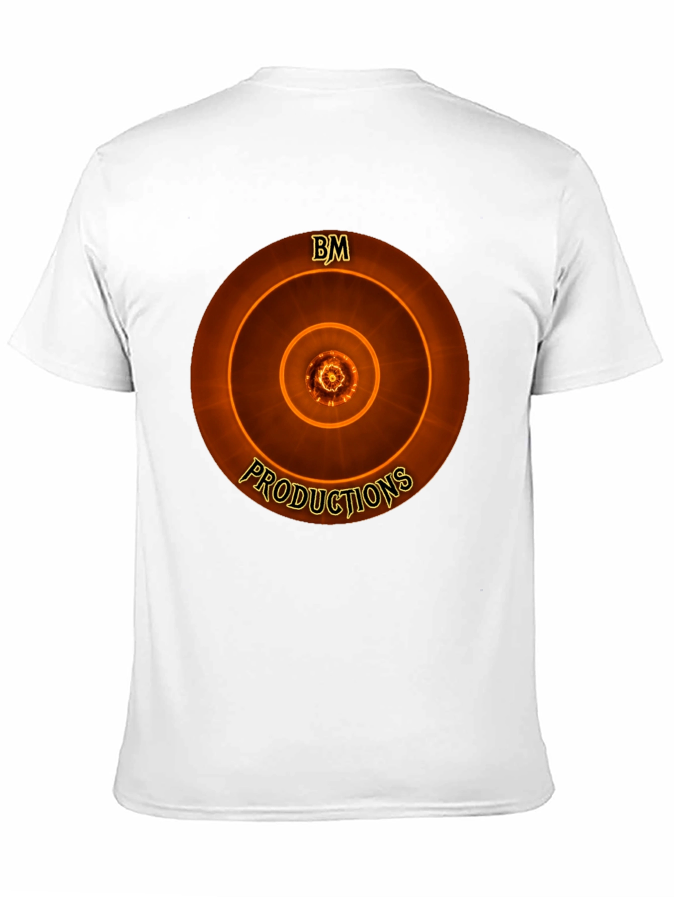 BM Productions Graphic Tee - Cool Concentric Circle Design