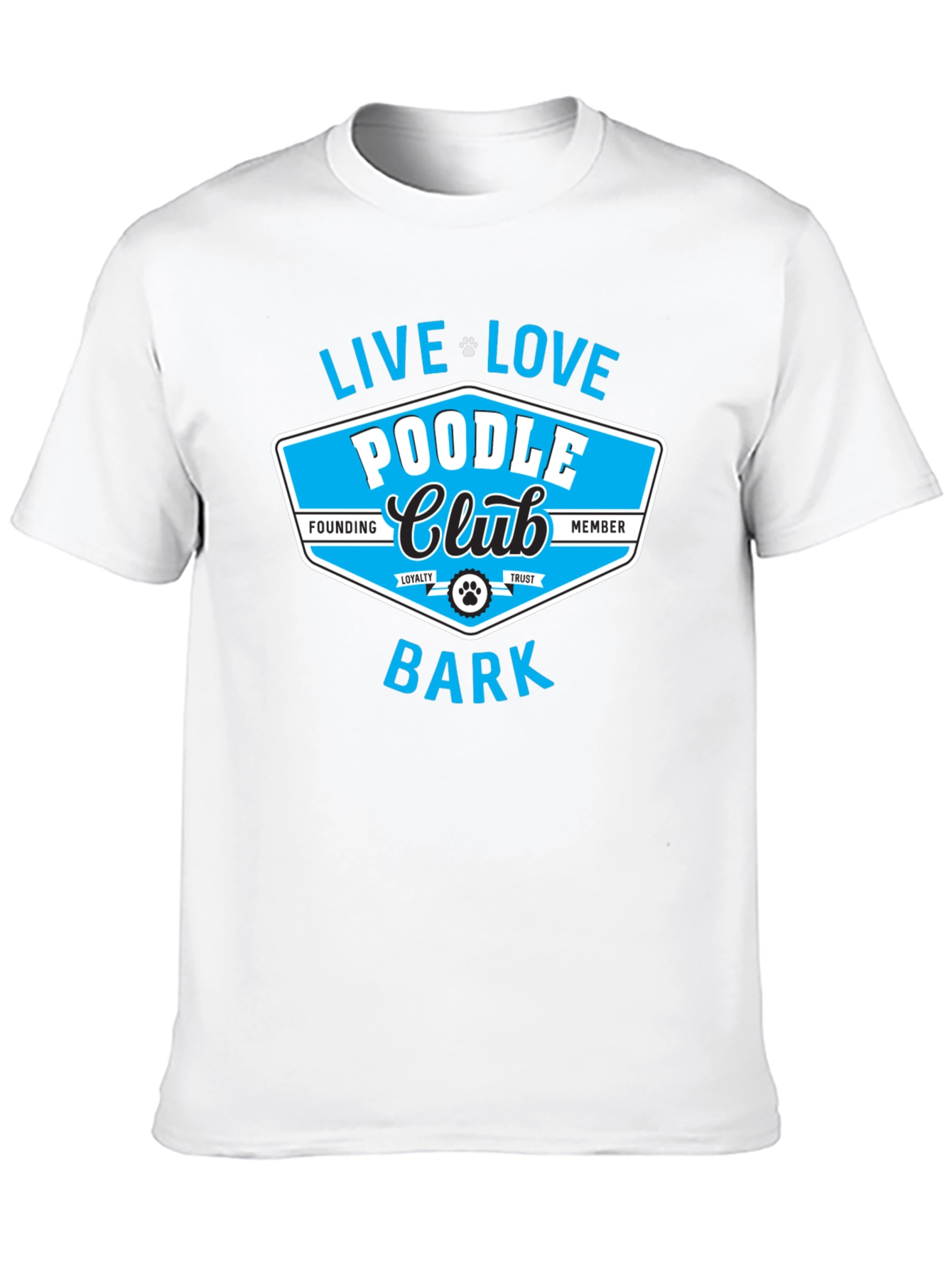 Poodle Club Black Graphic Tee