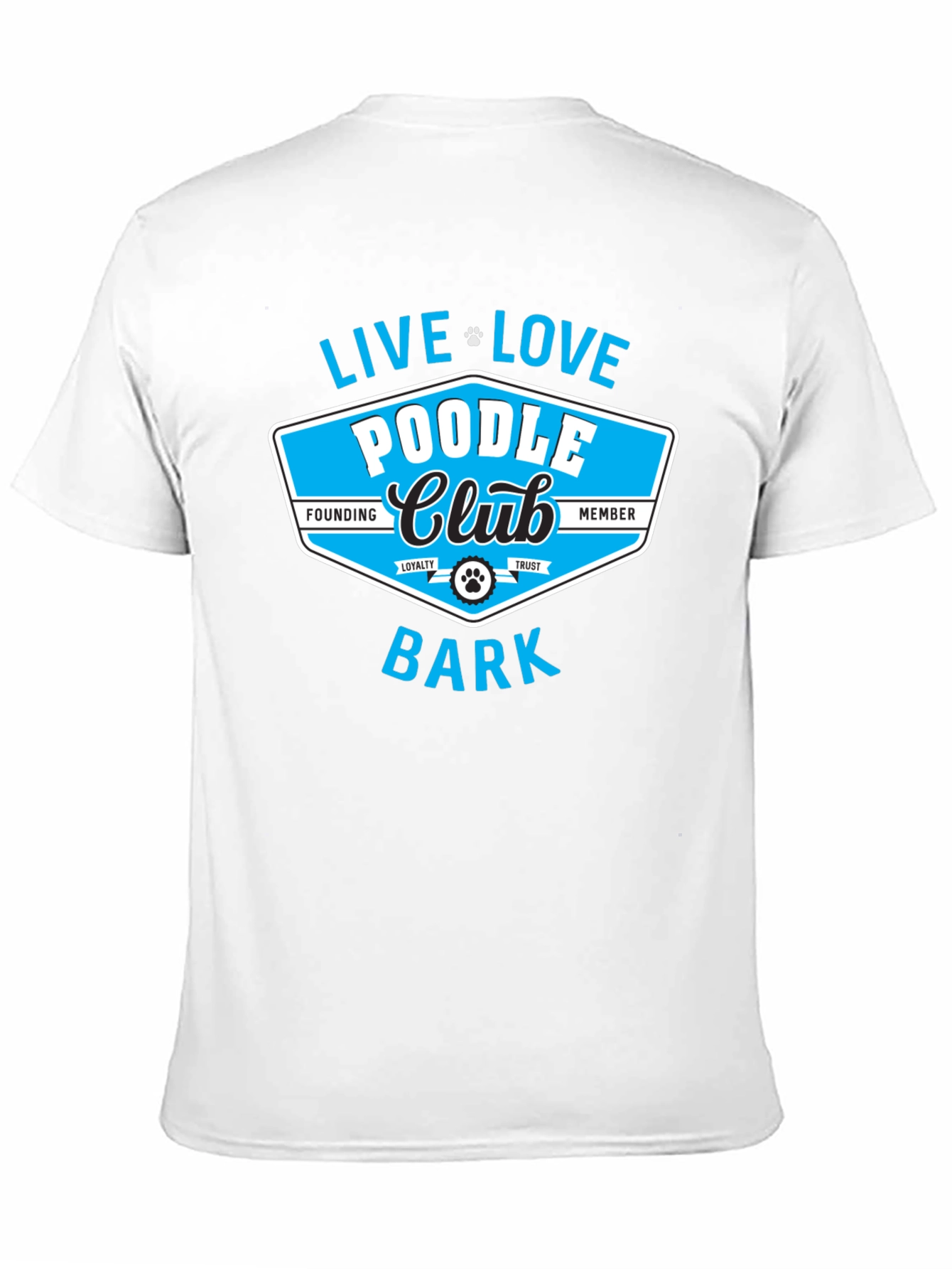 Poodle Club Black Graphic Tee