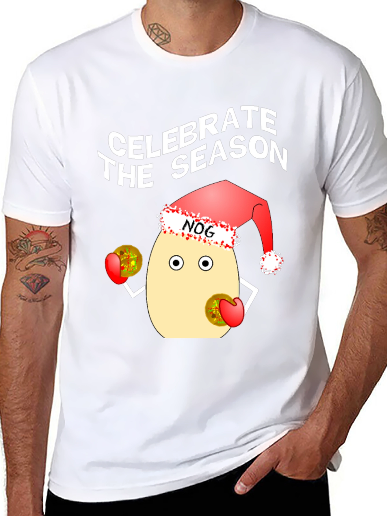 Celebrate the Season Eggnog Graphic Tee