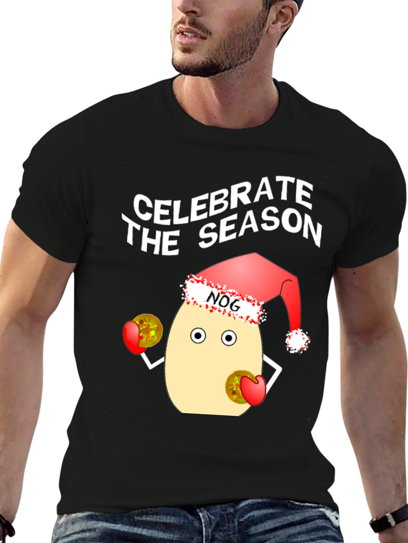 Celebrate the Season Eggnog Graphic Tee