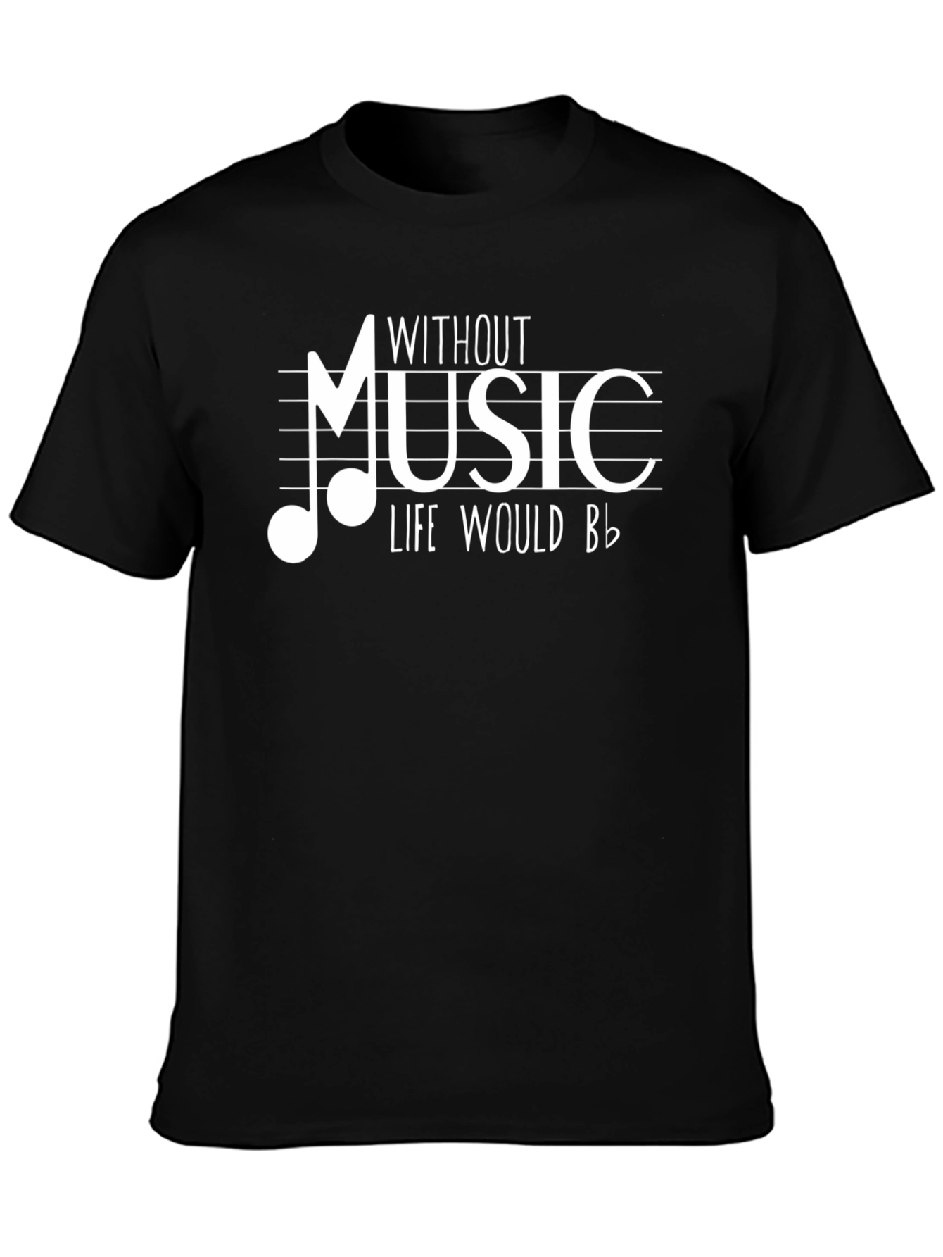 Music Lovers Black T-Shirt