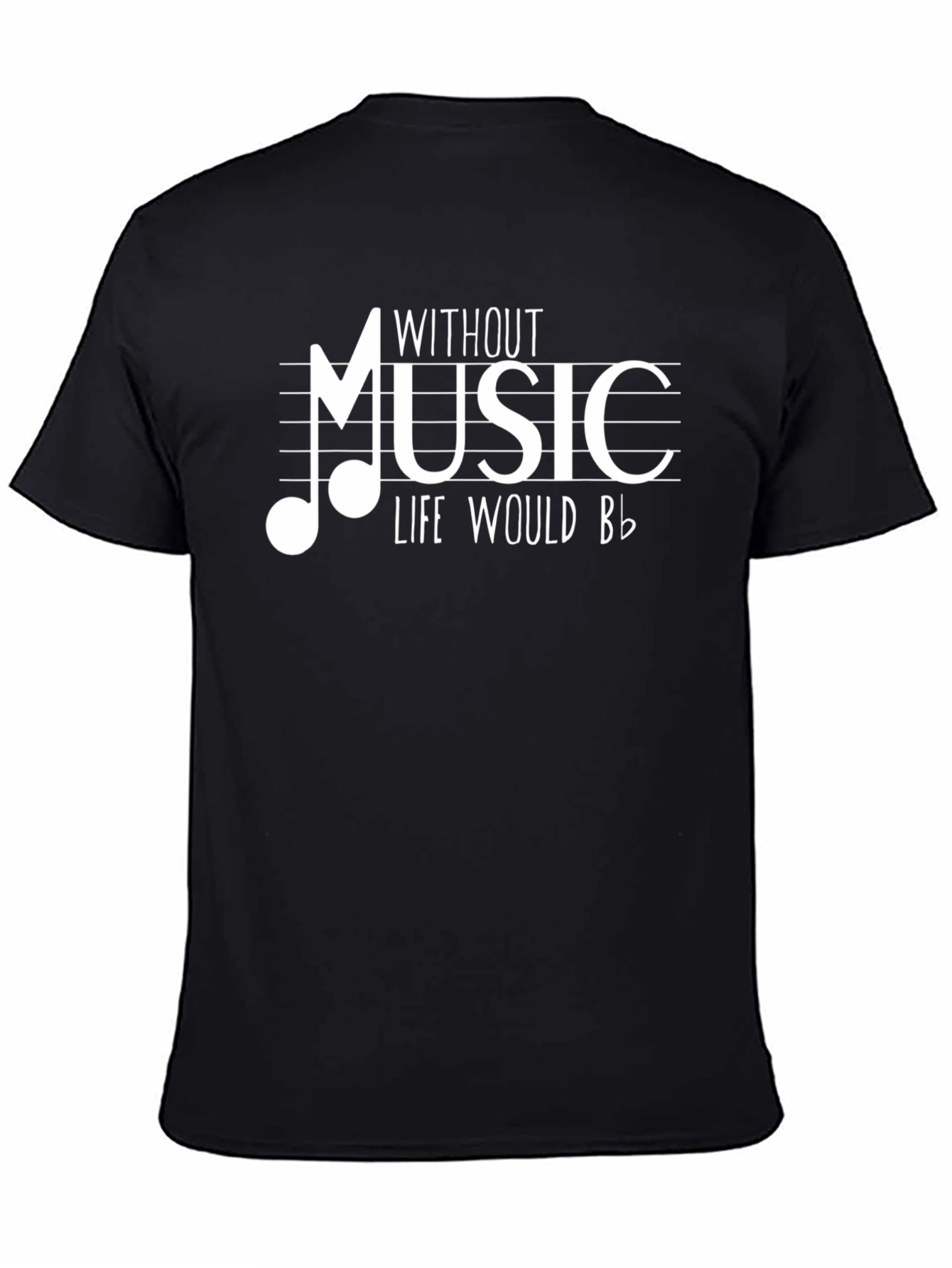 Music Lovers Black T-Shirt