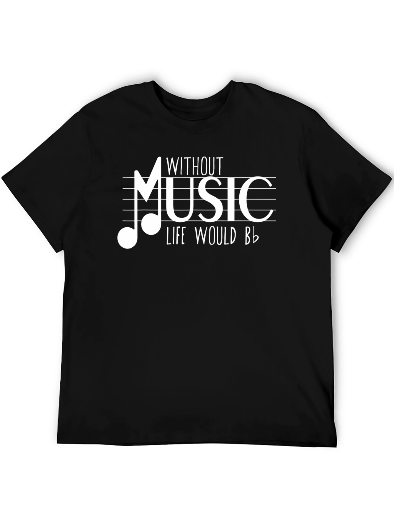 Music Lovers Black T-Shirt