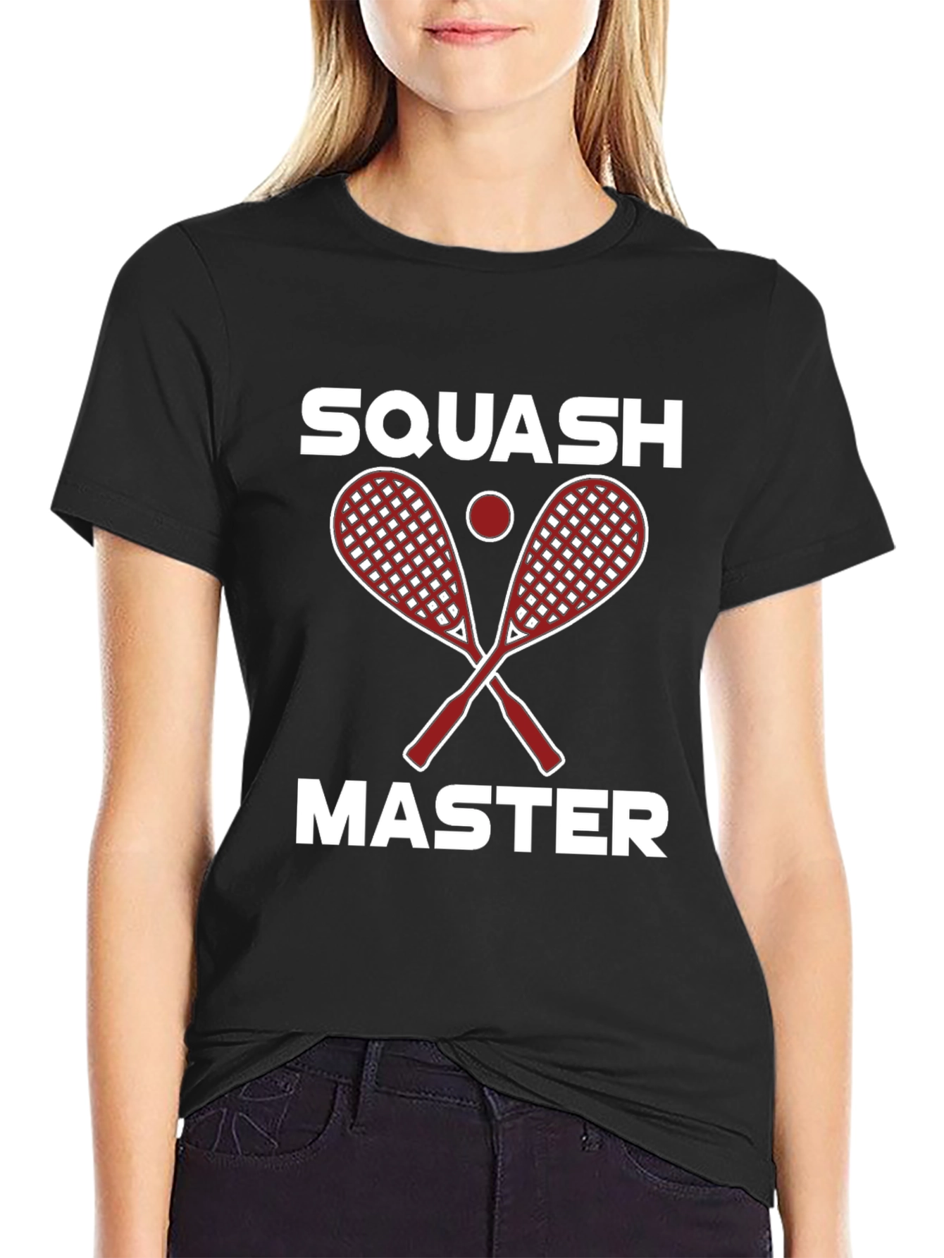Squash Master Graphic Tee - Sporty & Stylish