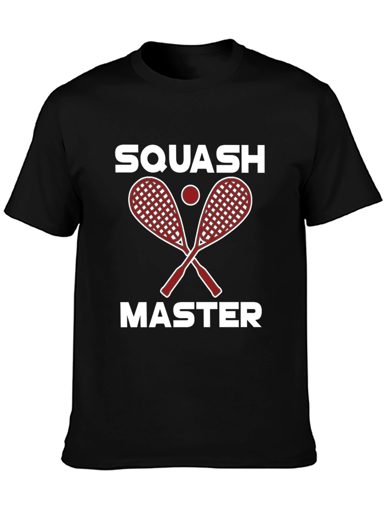Squash Master Graphic Tee - Sporty & Stylish