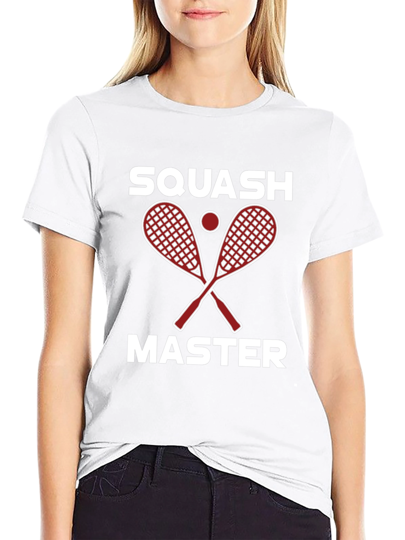 Squash Master Graphic Tee - Sporty & Stylish