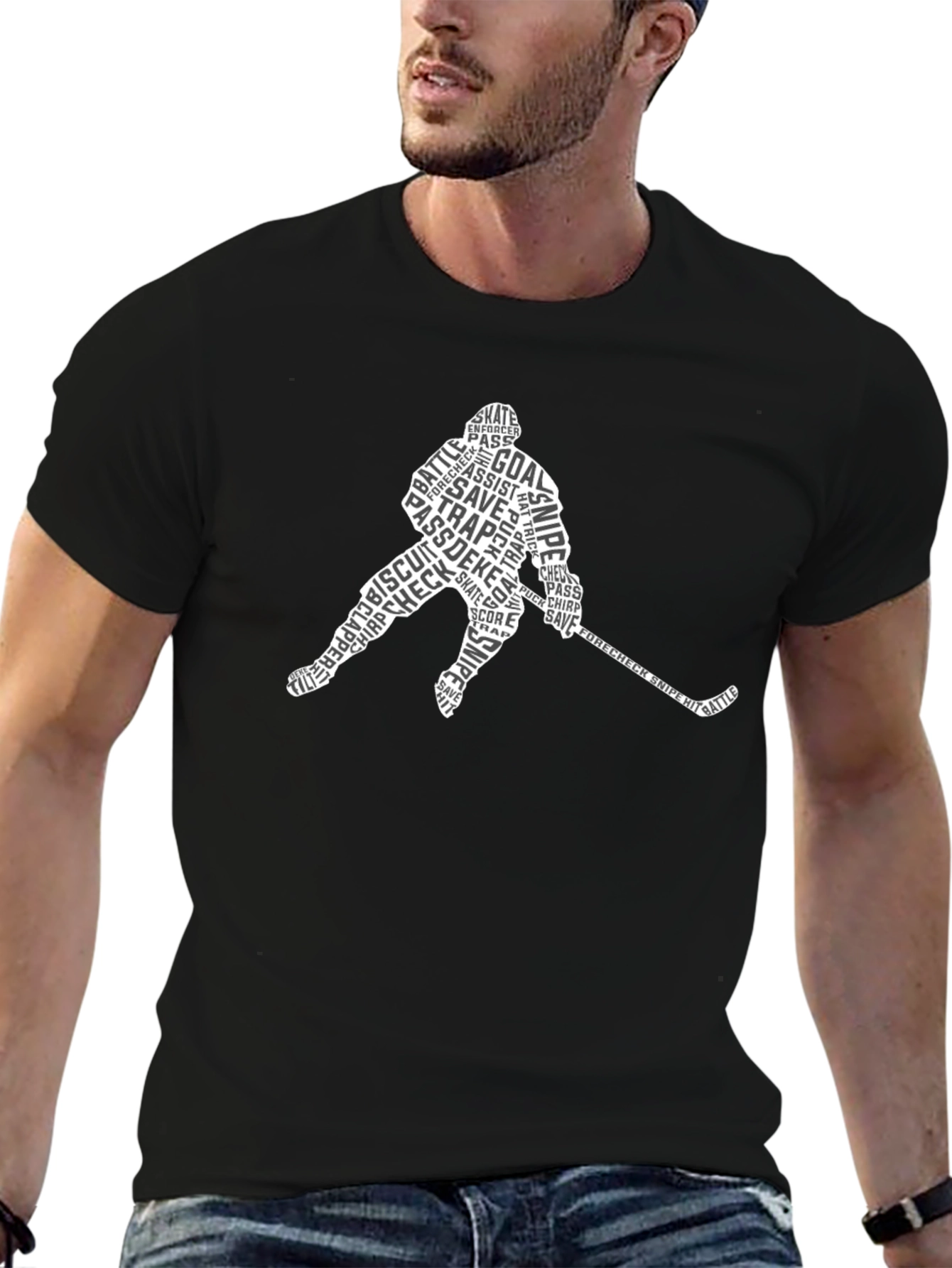 Hockey Word Art T-Shirt