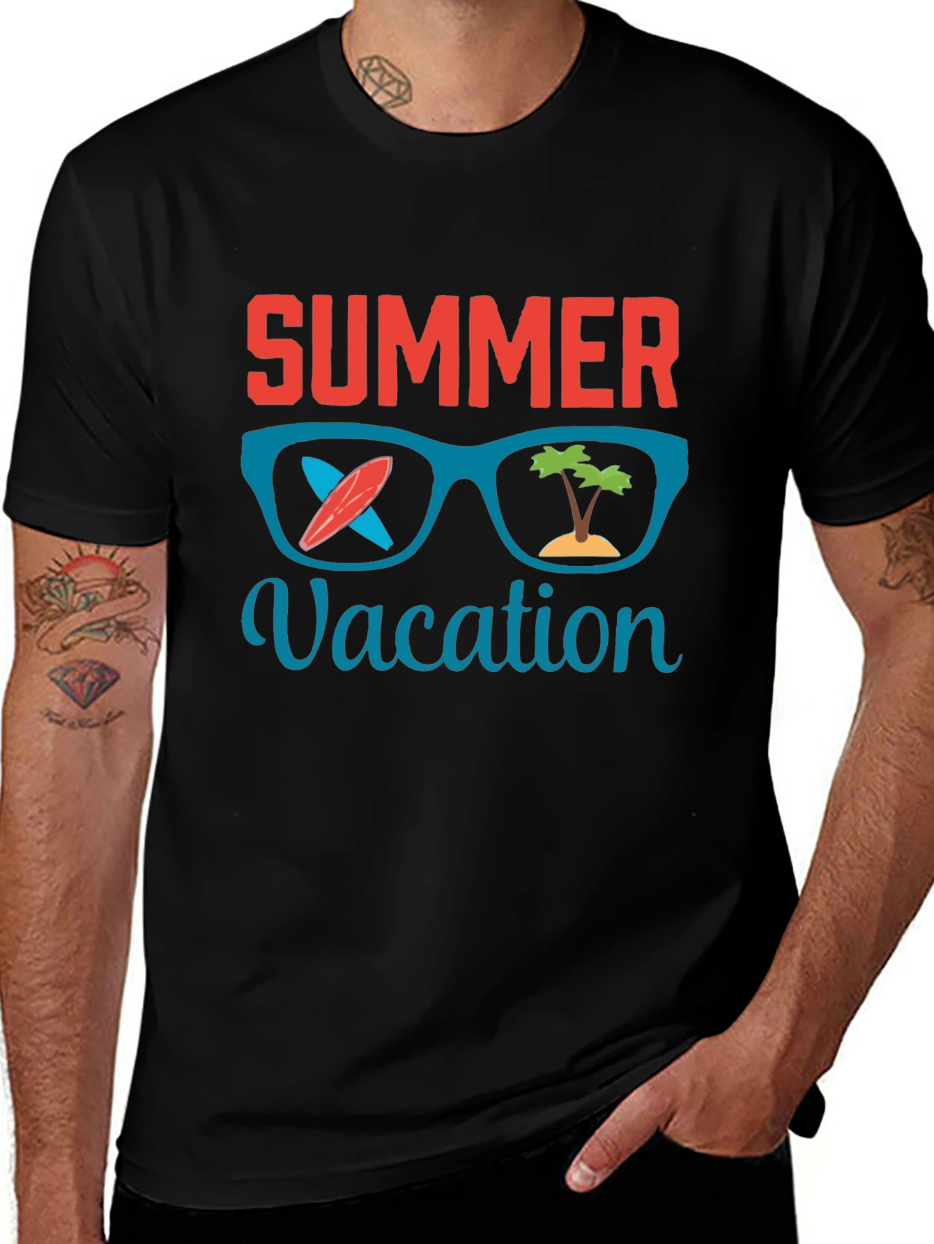 Summer Vacation Graphic Tee - Relaxed Fit