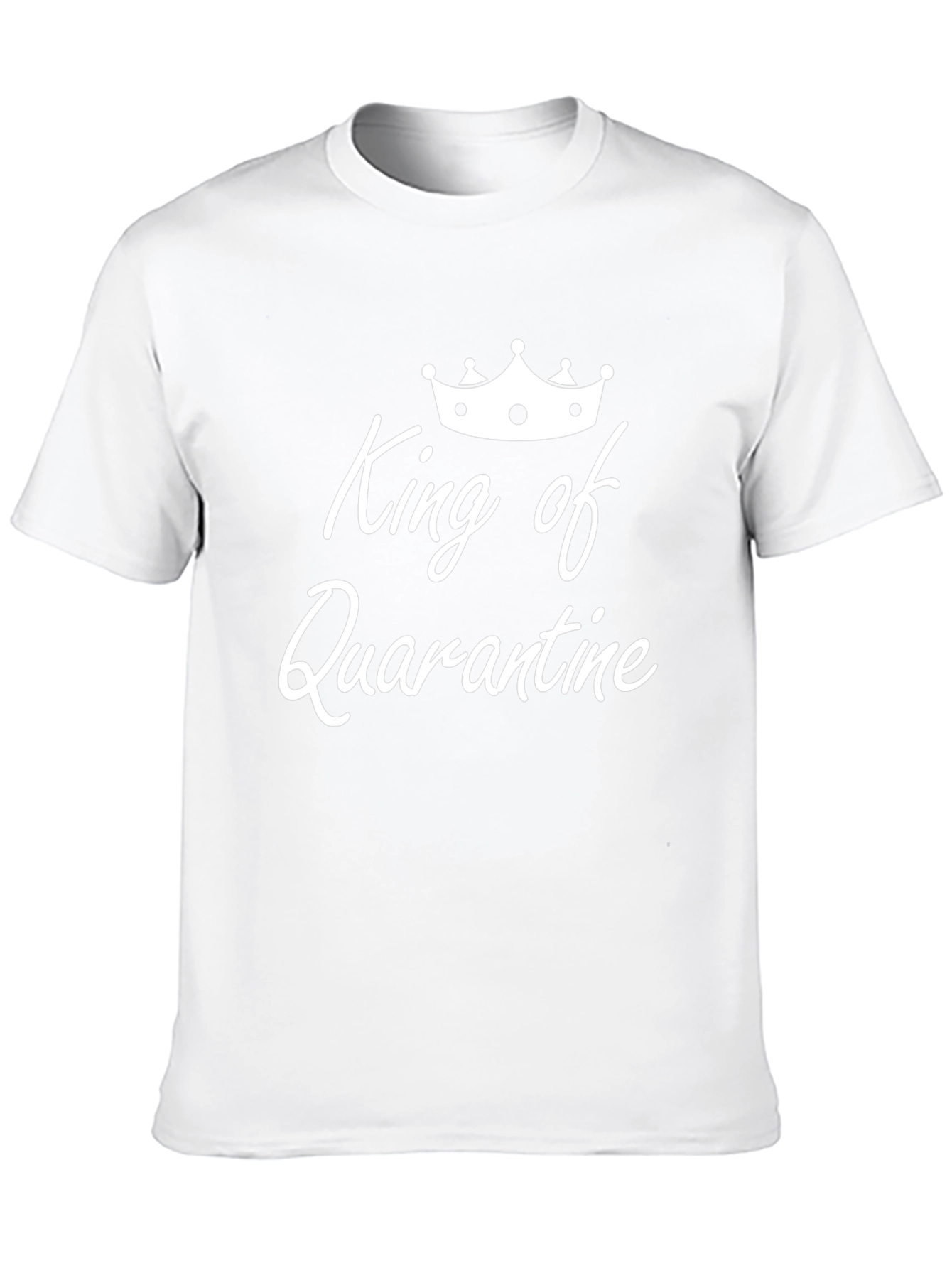 King of Quarantine Black Graphic Tee