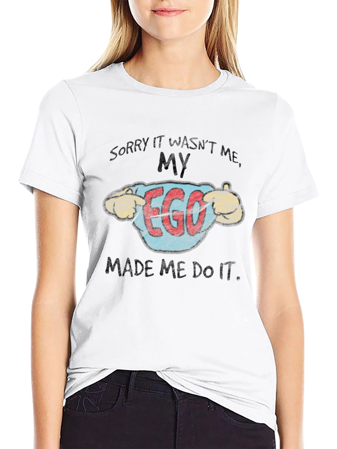 My Ego Made Me Do It Graphic Tee