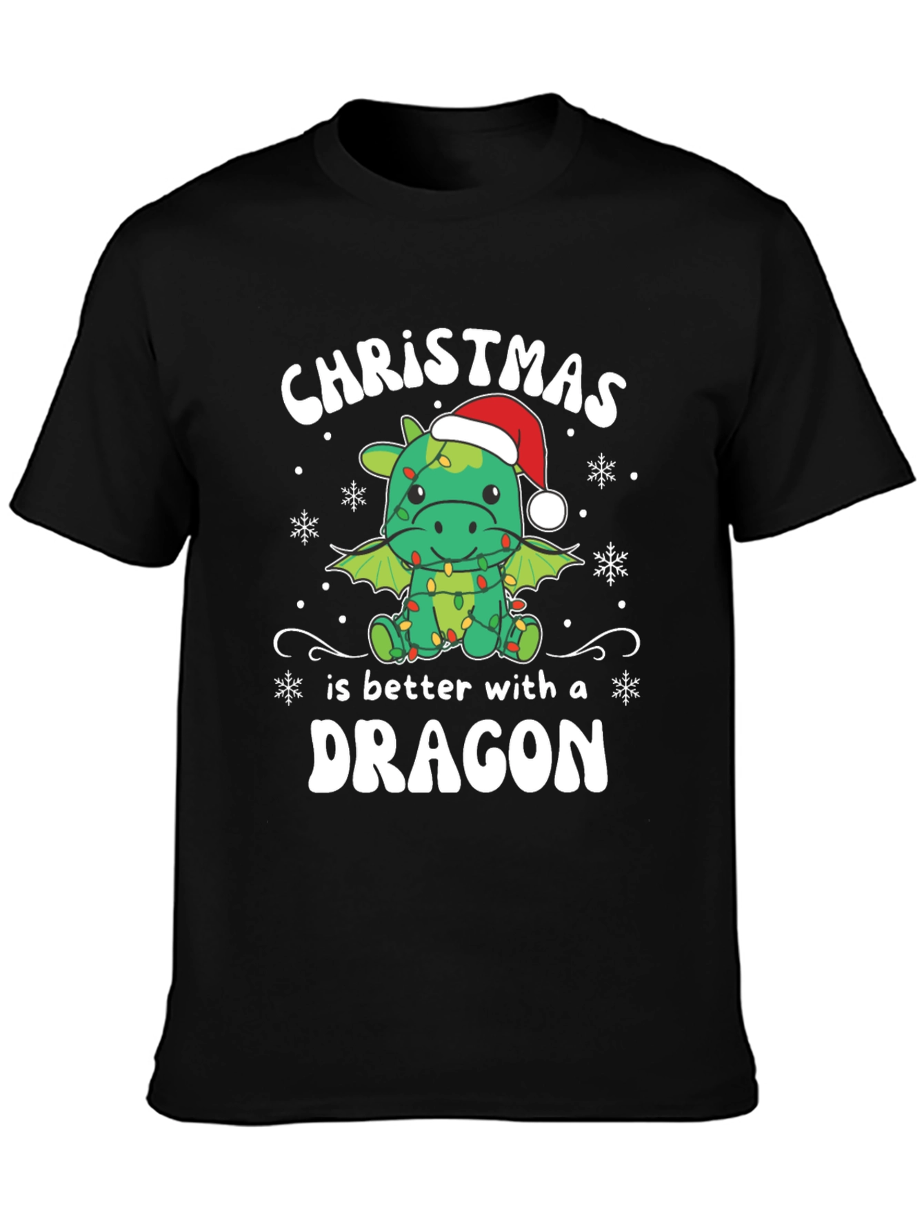 Christmas Dragon Graphic Tee