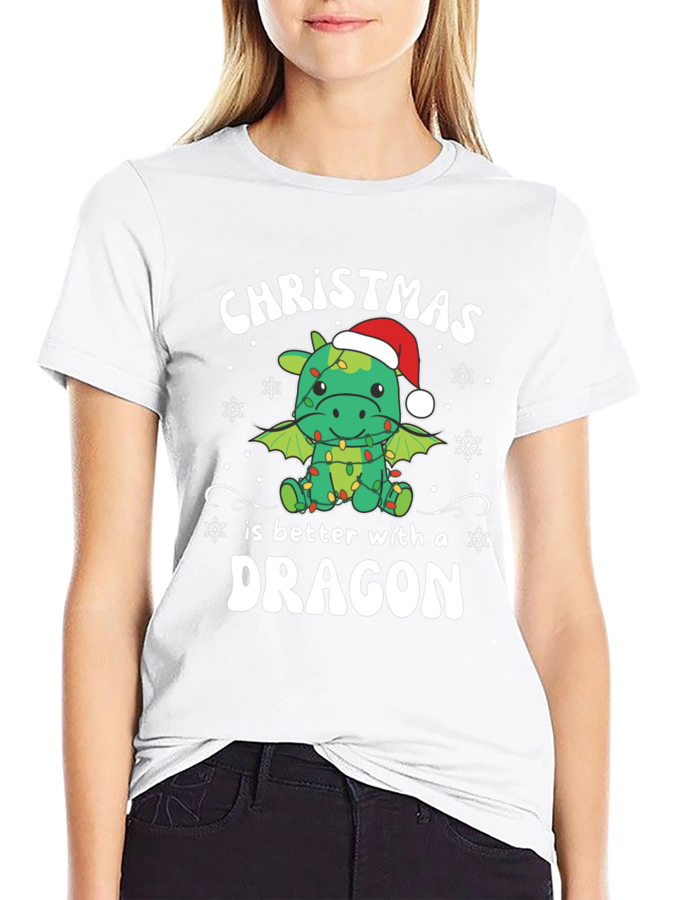 Christmas Dragon Graphic Tee