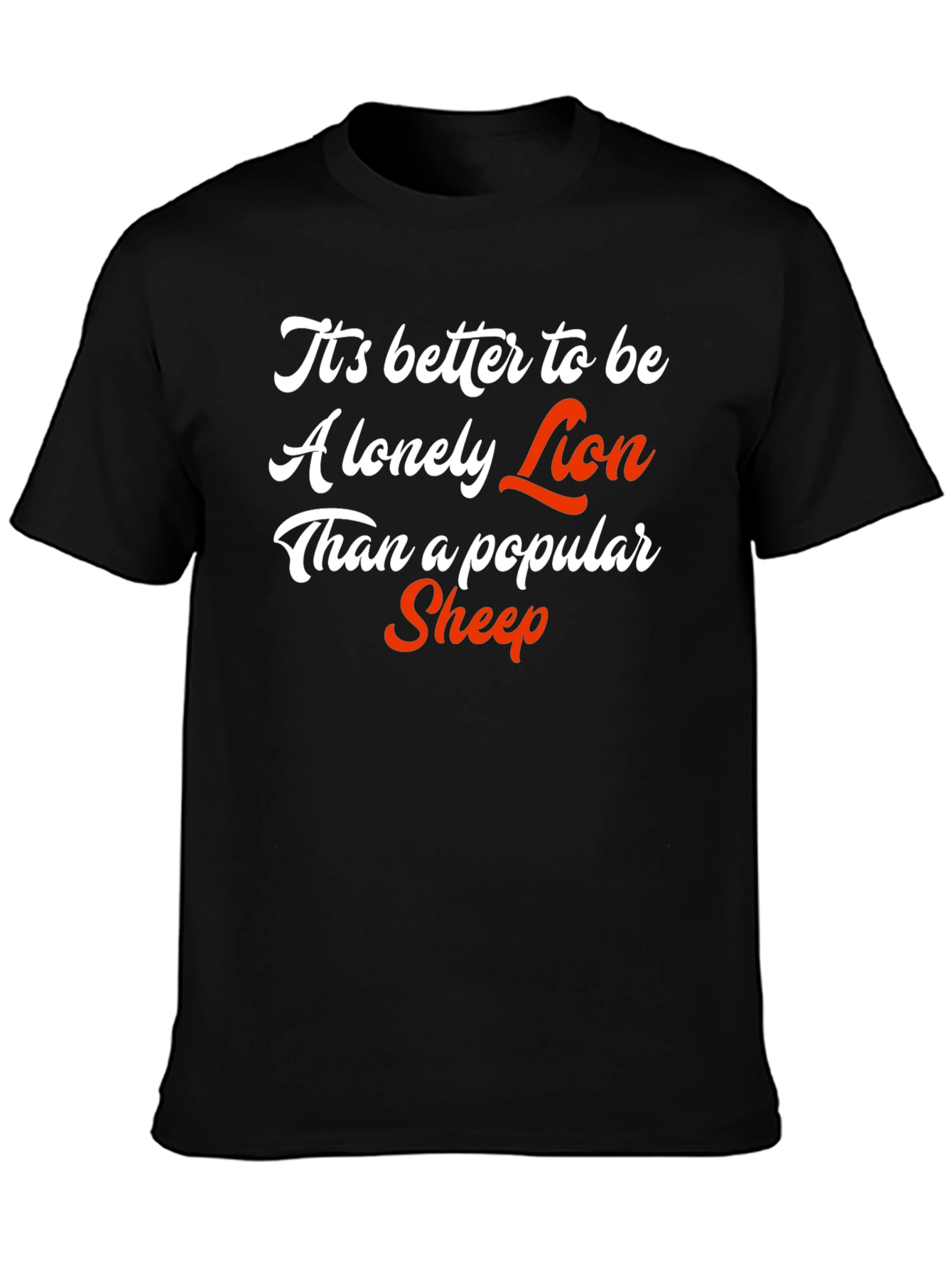 Lonely Lion Popular Sheep Graphic Tee