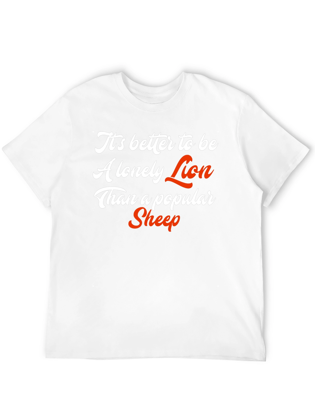 Lonely Lion Popular Sheep Graphic Tee