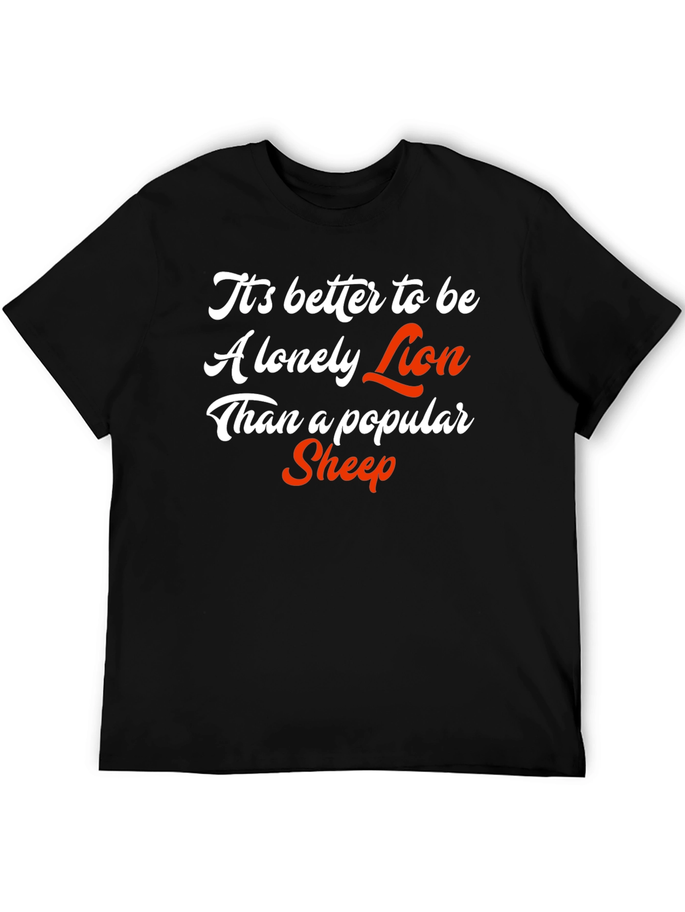 Lonely Lion Popular Sheep Graphic Tee