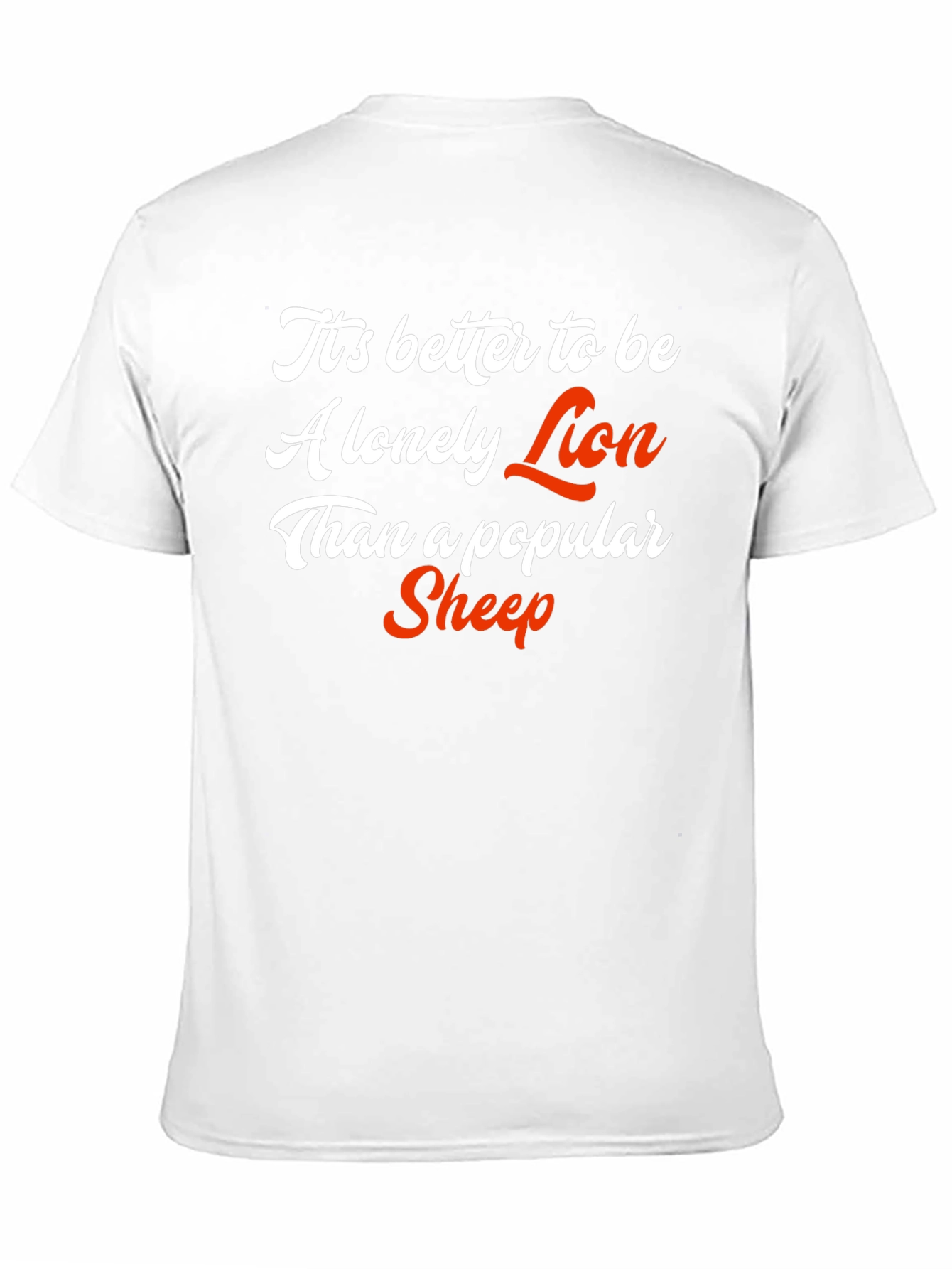 Lonely Lion Popular Sheep Graphic Tee