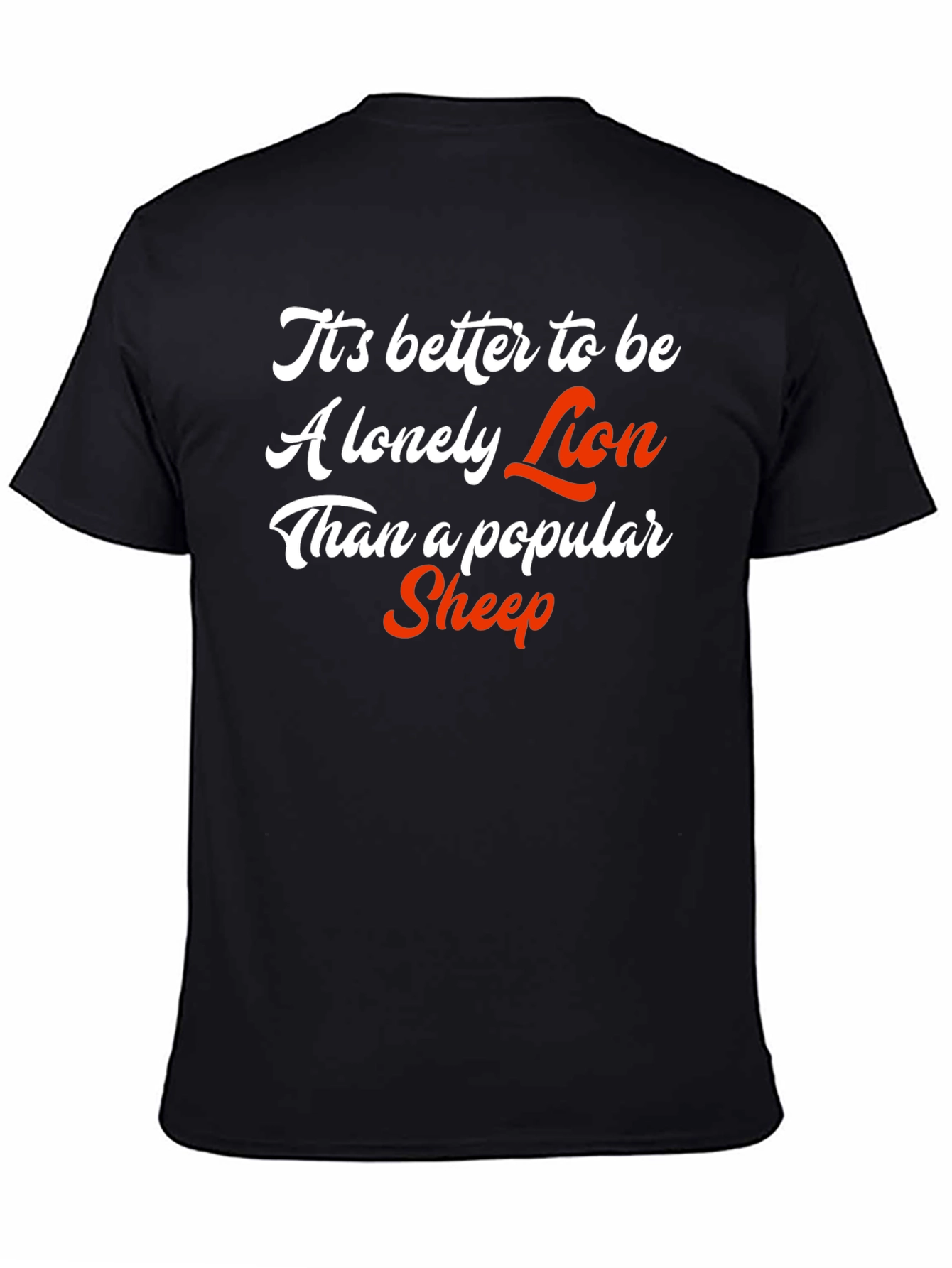 Lonely Lion Popular Sheep Graphic Tee