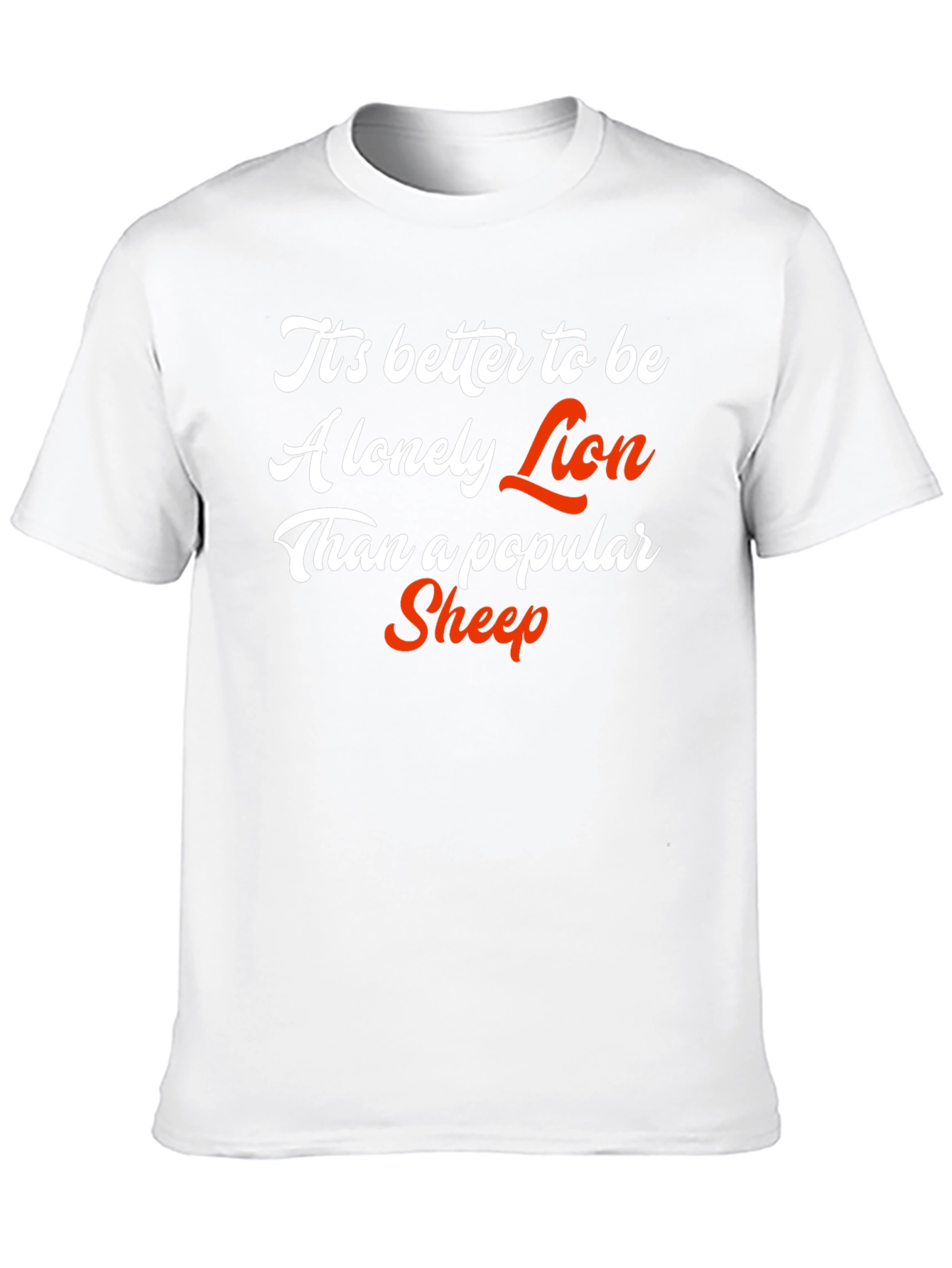 Lonely Lion Popular Sheep Graphic Tee
