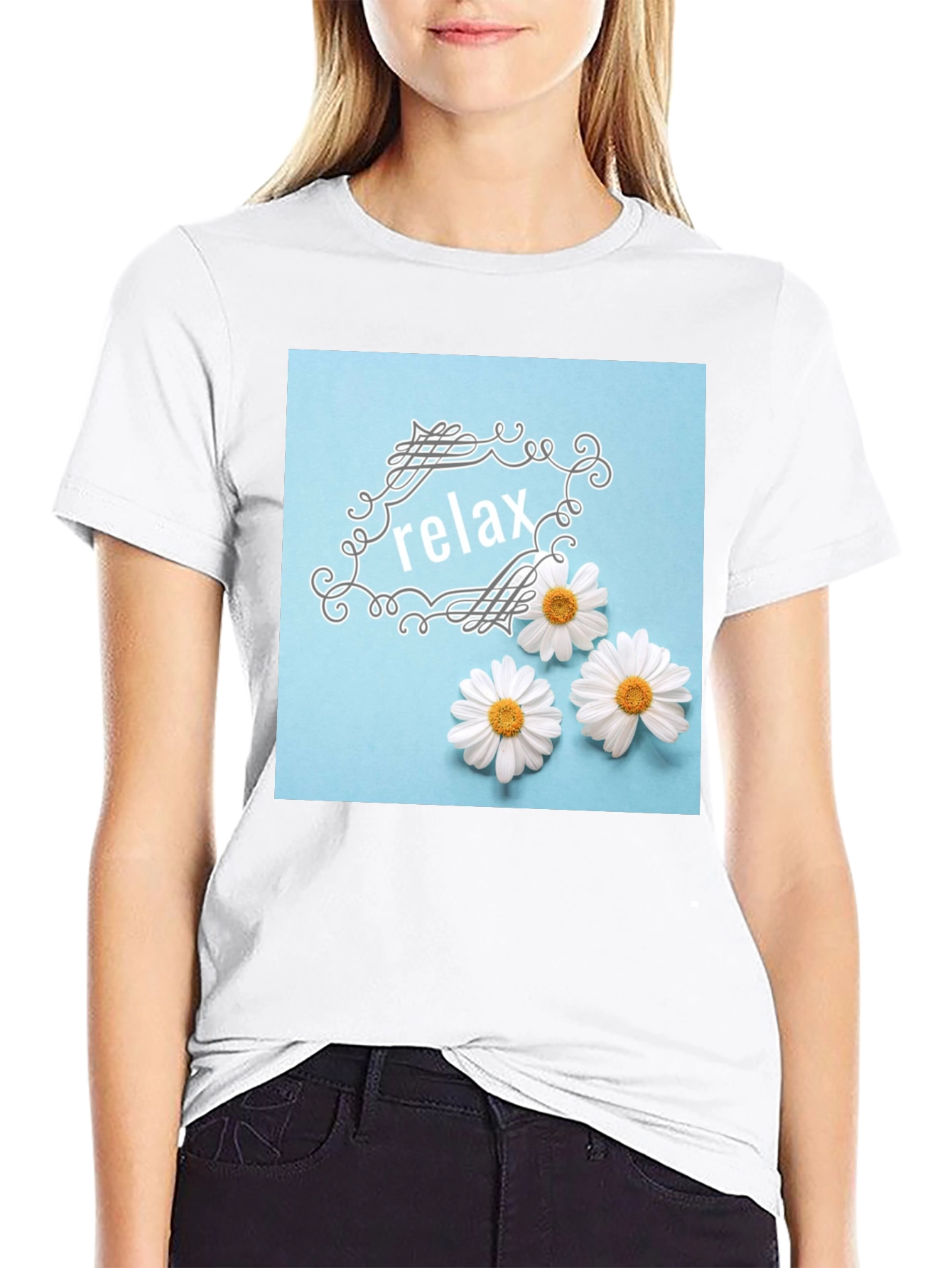 Relax Daisy T-Shirt - Stylish Comfort