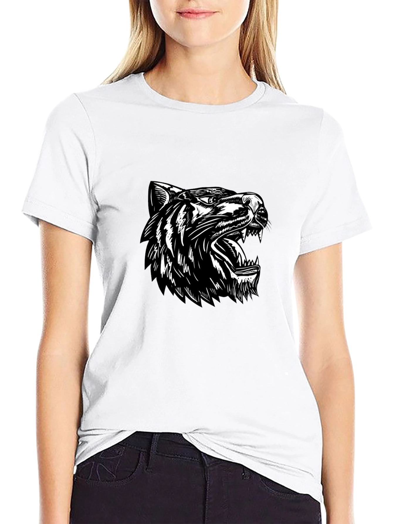 Black Tiger Graphic Tee