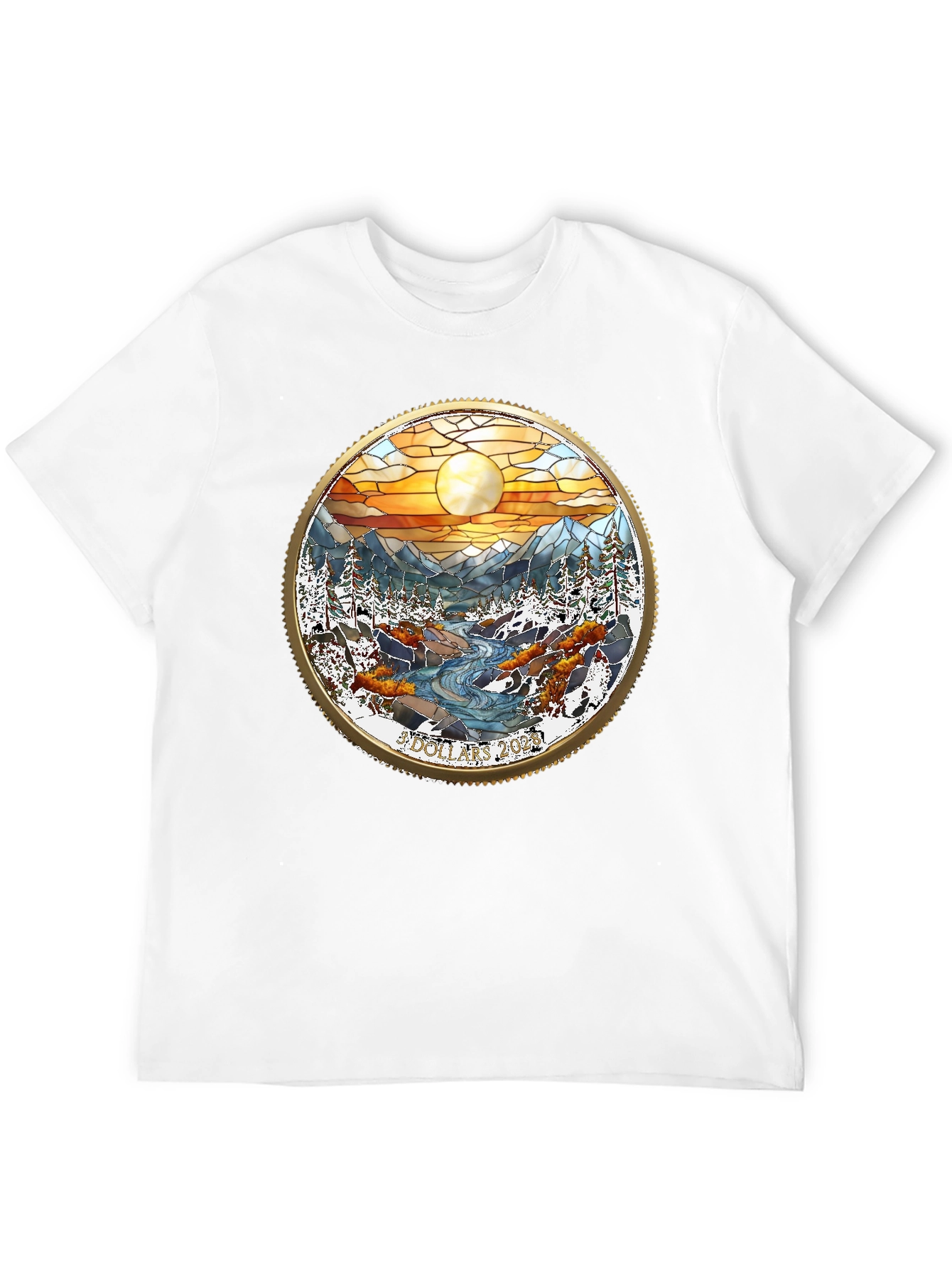 Mountain Scene Graphic T-Shirt