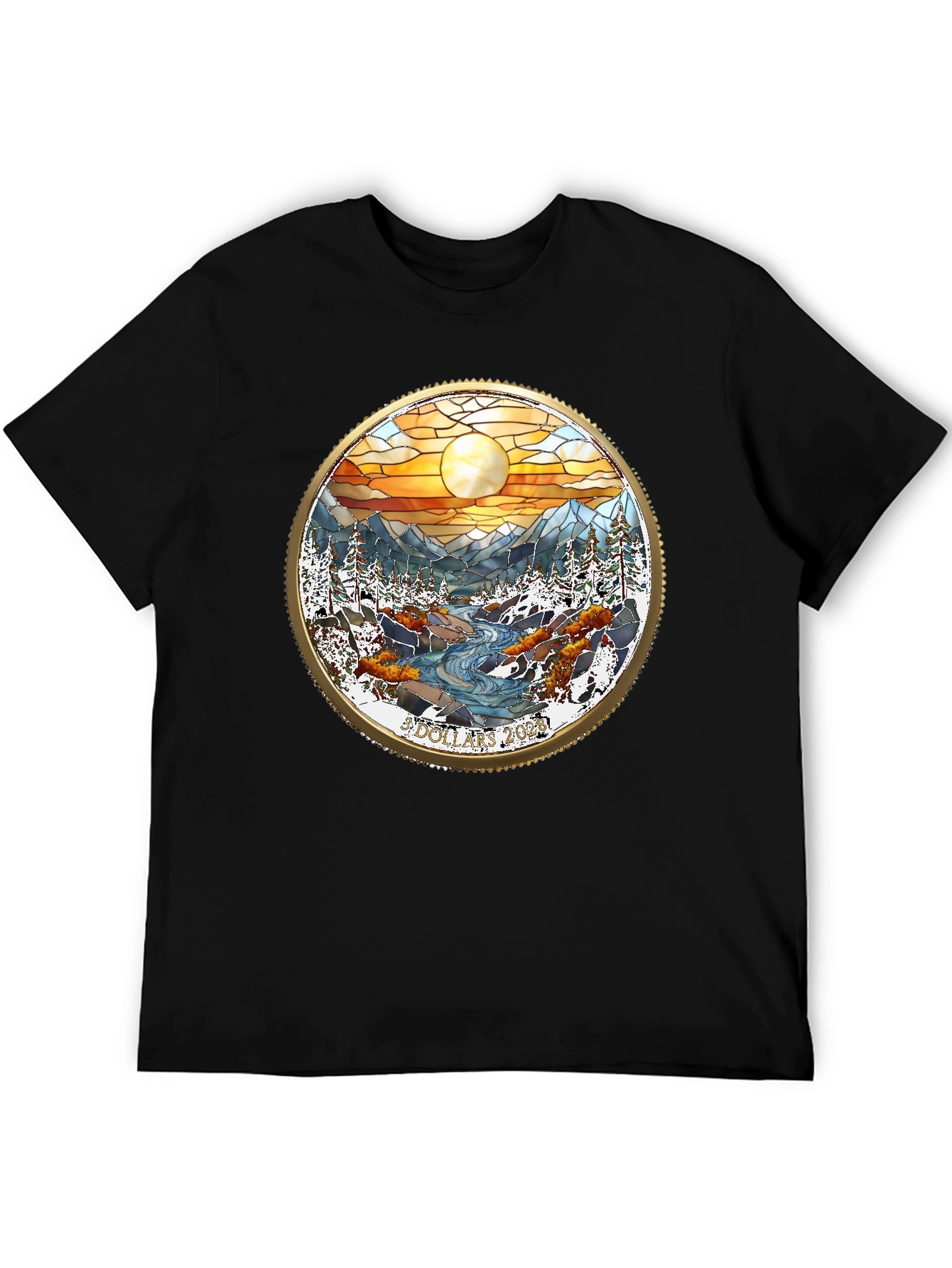 Mountain Scene Graphic T-Shirt