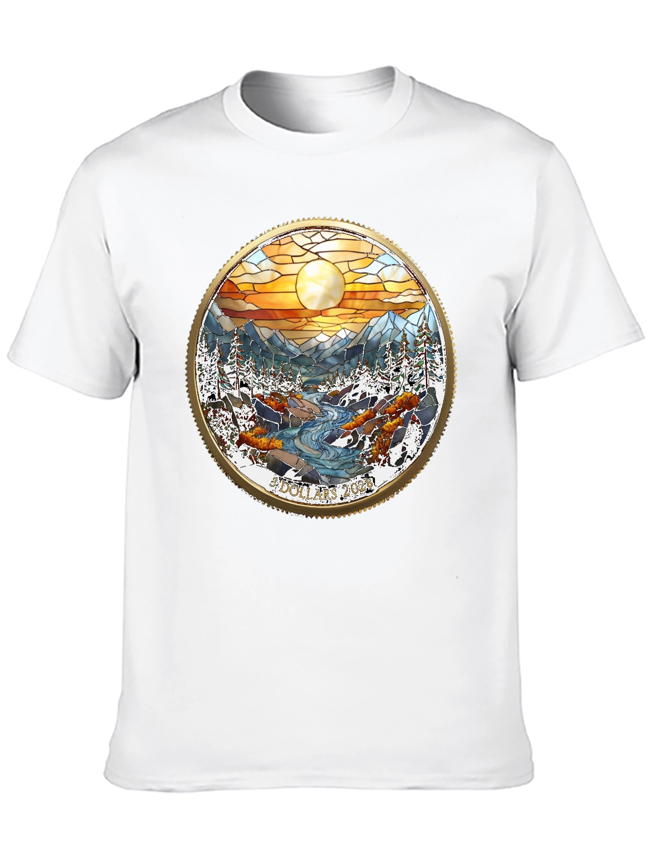 Mountain Scene Graphic T-Shirt