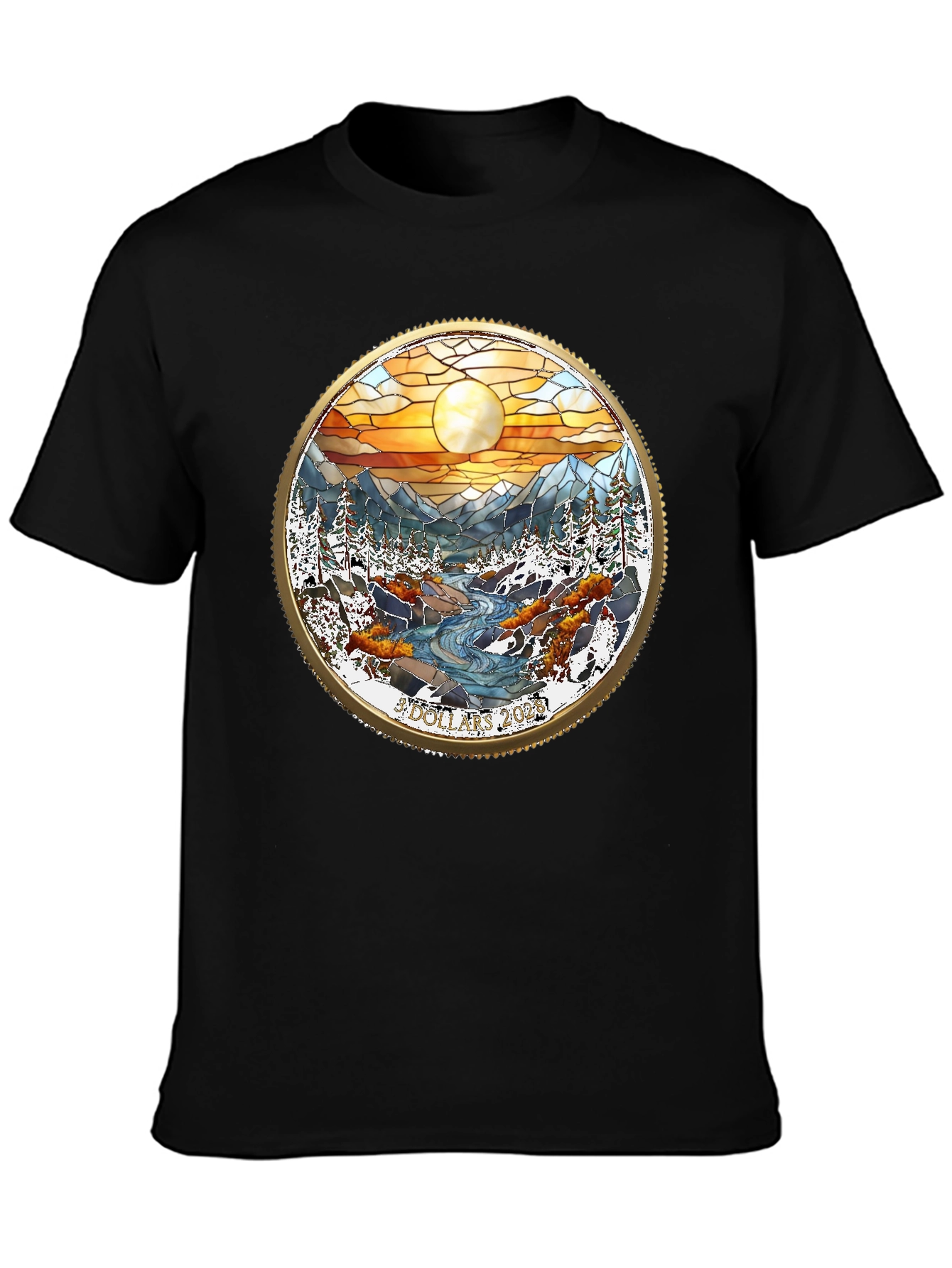 Mountain Scene Graphic T-Shirt