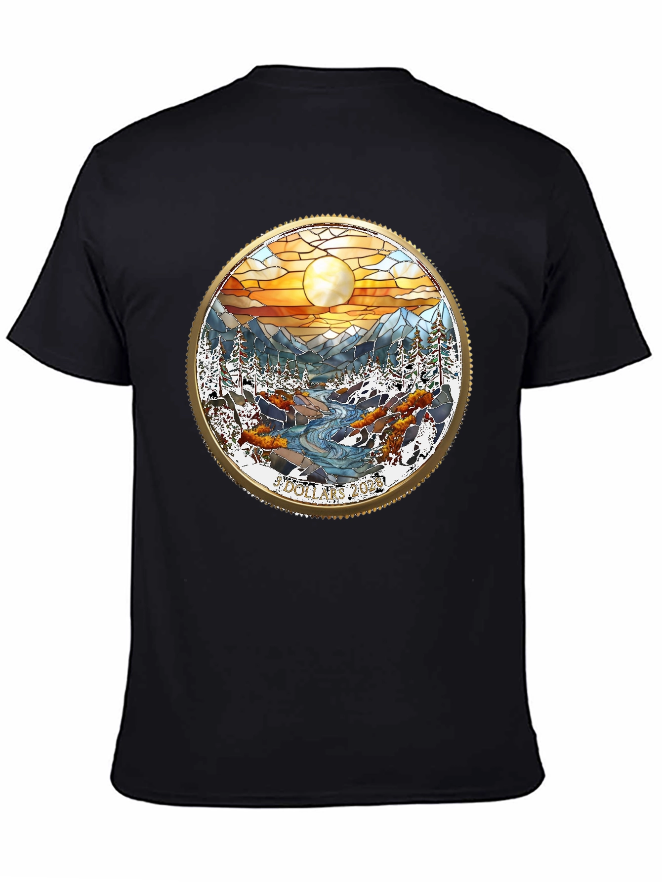 Mountain Scene Graphic T-Shirt