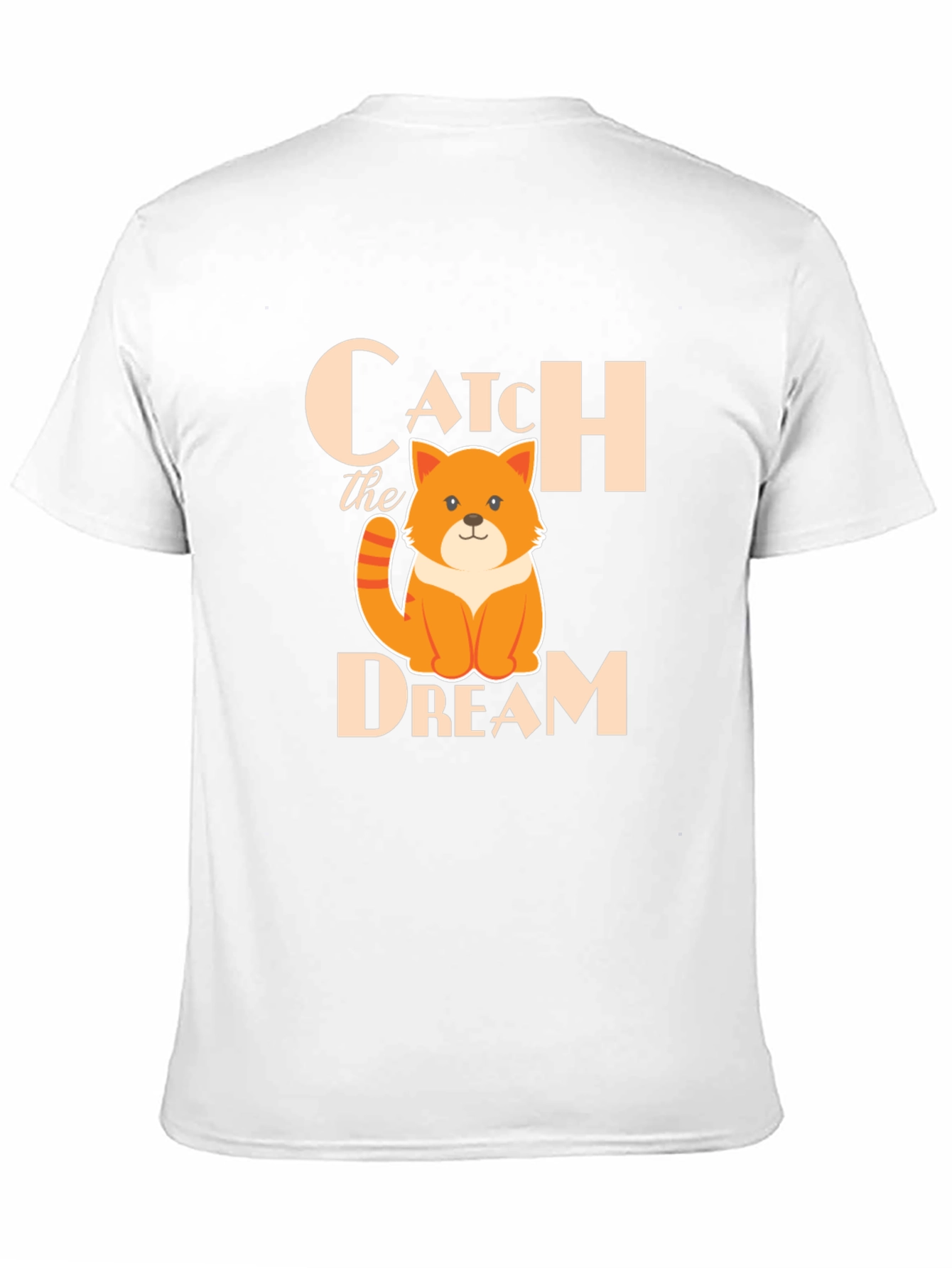 Catch the Dream Graphic T-Shirt - Novelty Kitten Tee